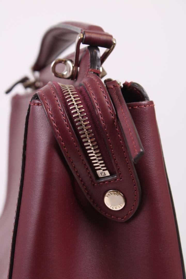 Fendi Fendi Dot Com Whipstitch Burgundy