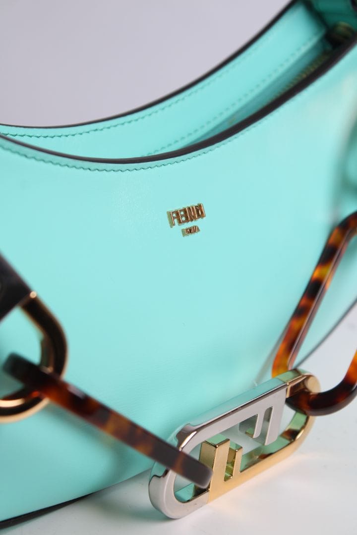 Fendi Fendi O'Lock Swing Shouder Bag Tiffany Blue