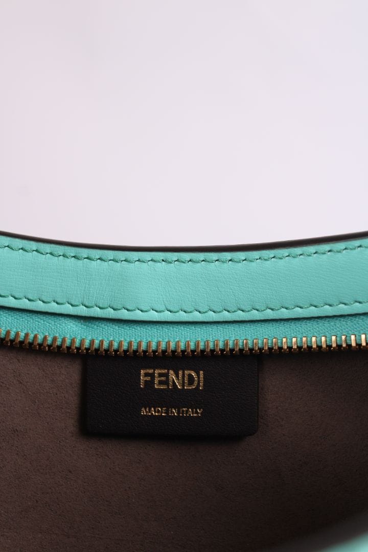 Fendi Fendi O'Lock Swing Shouder Bag Tiffany Blue