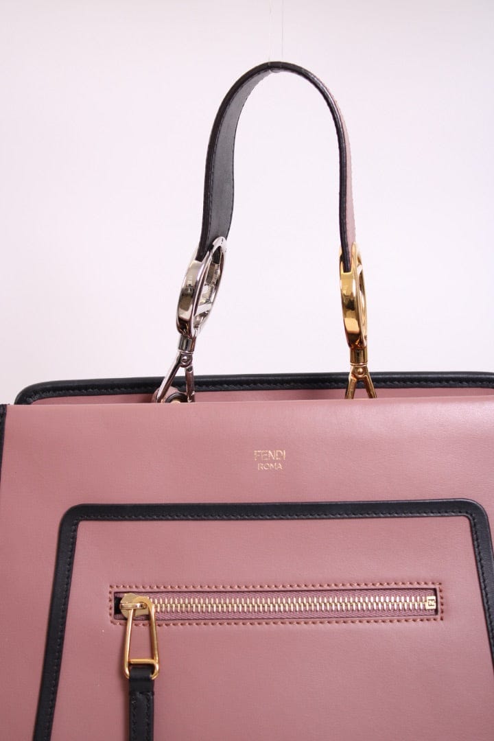 Fendi Fendi Runaway Small Tote Bag Dusty Pink