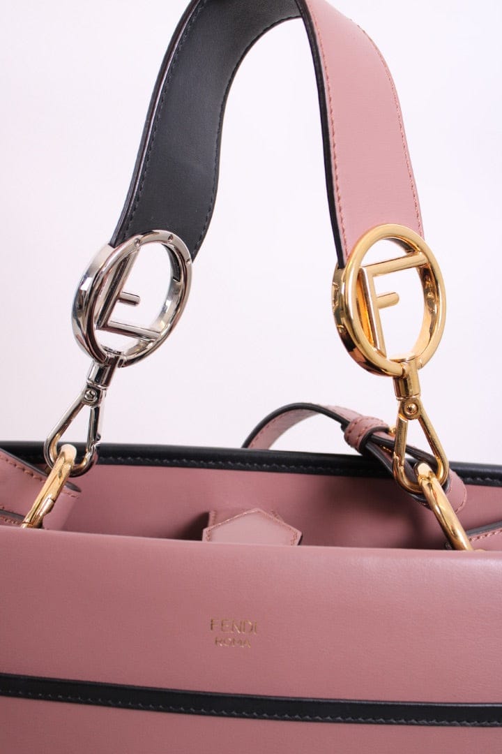 Fendi Fendi Runaway Small Tote Bag Dusty Pink