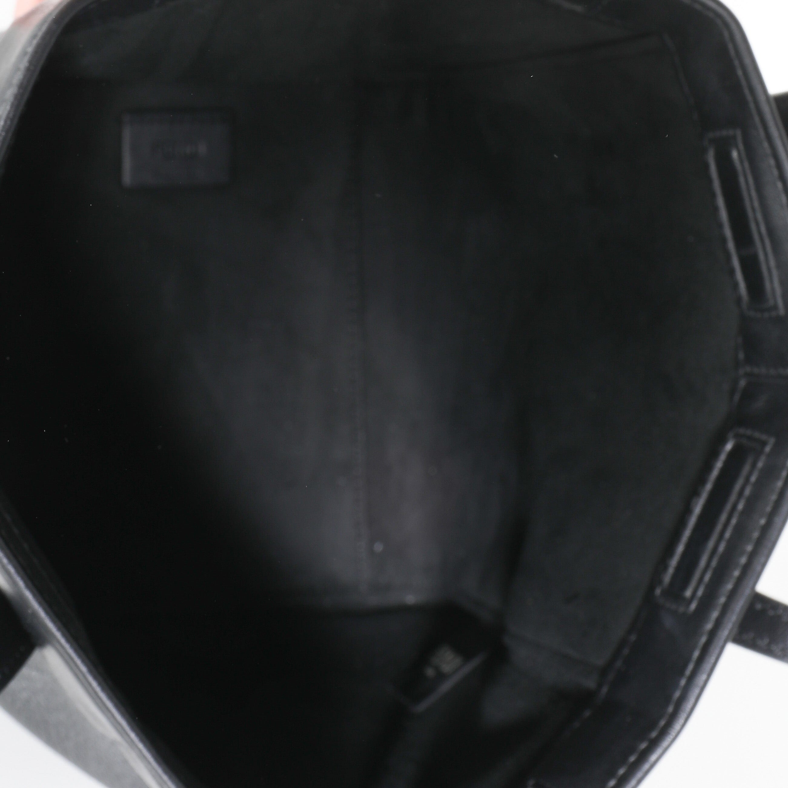 Fendi Black Vitello Mini Origami Tote