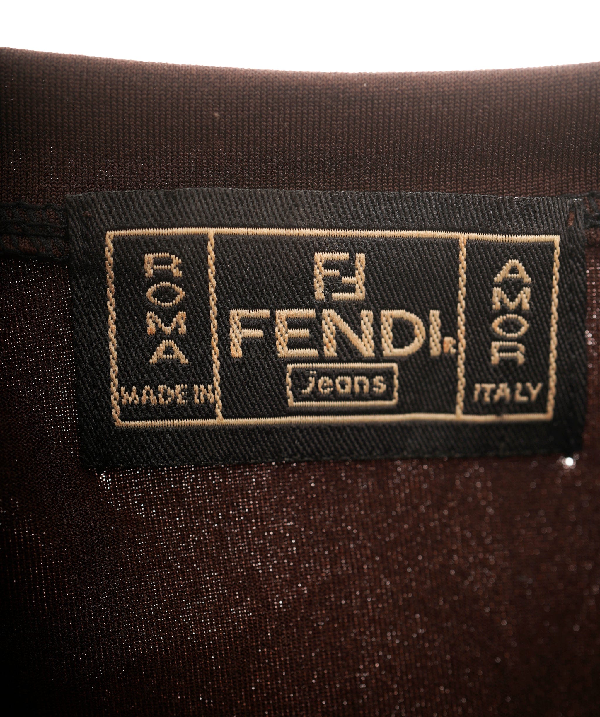 Fendi Fendi FF Brown Crewneck Top ALC3544