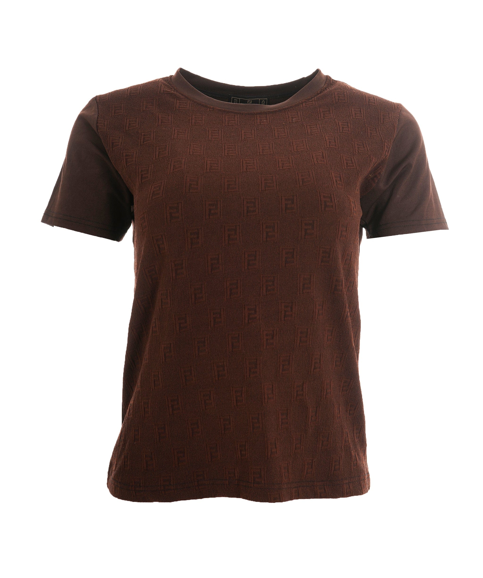 Fendi Fendi FF Brown Crewneck Top ALC3544