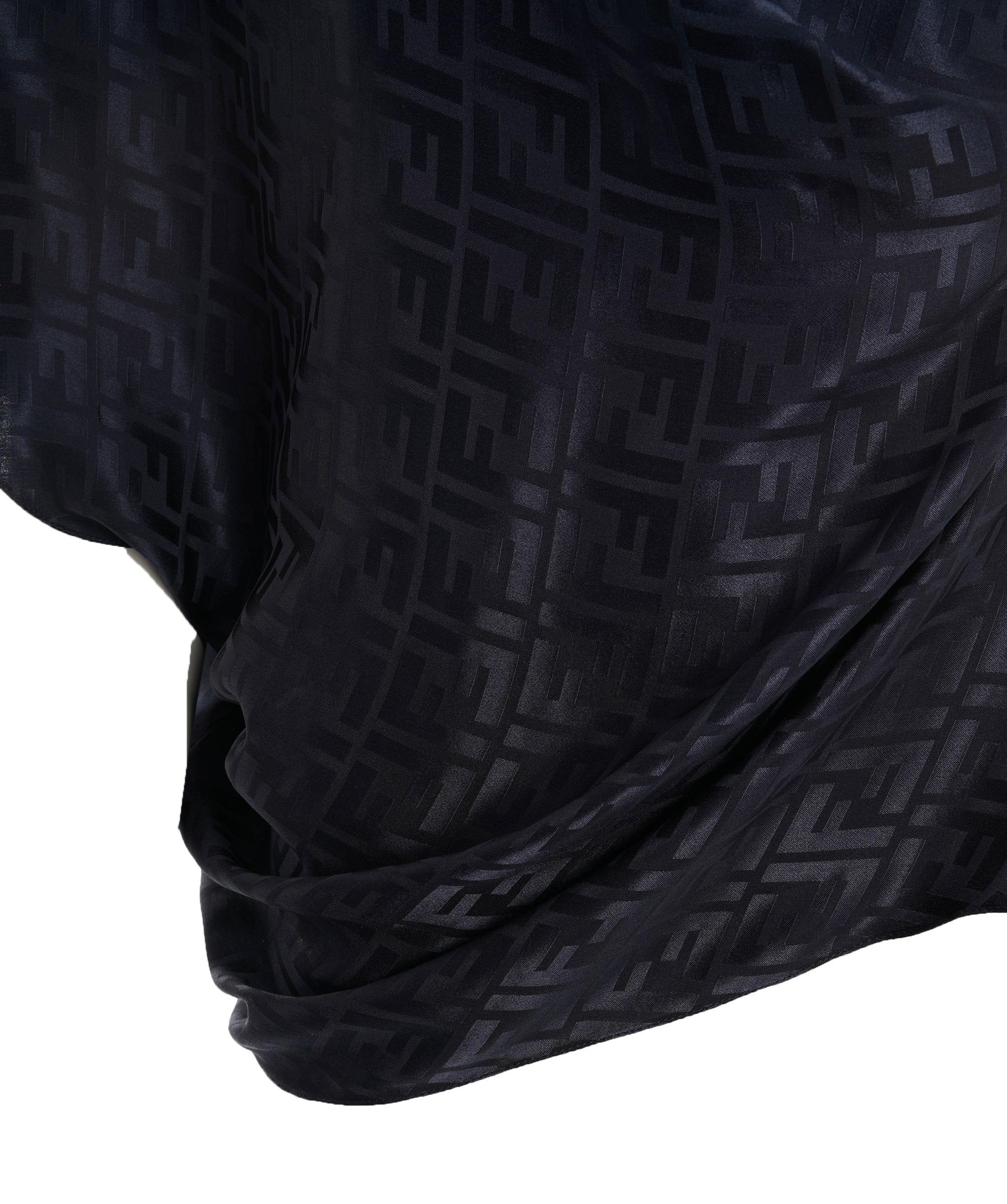 Fendi Fendi Navy FF Silk Top ALL1091