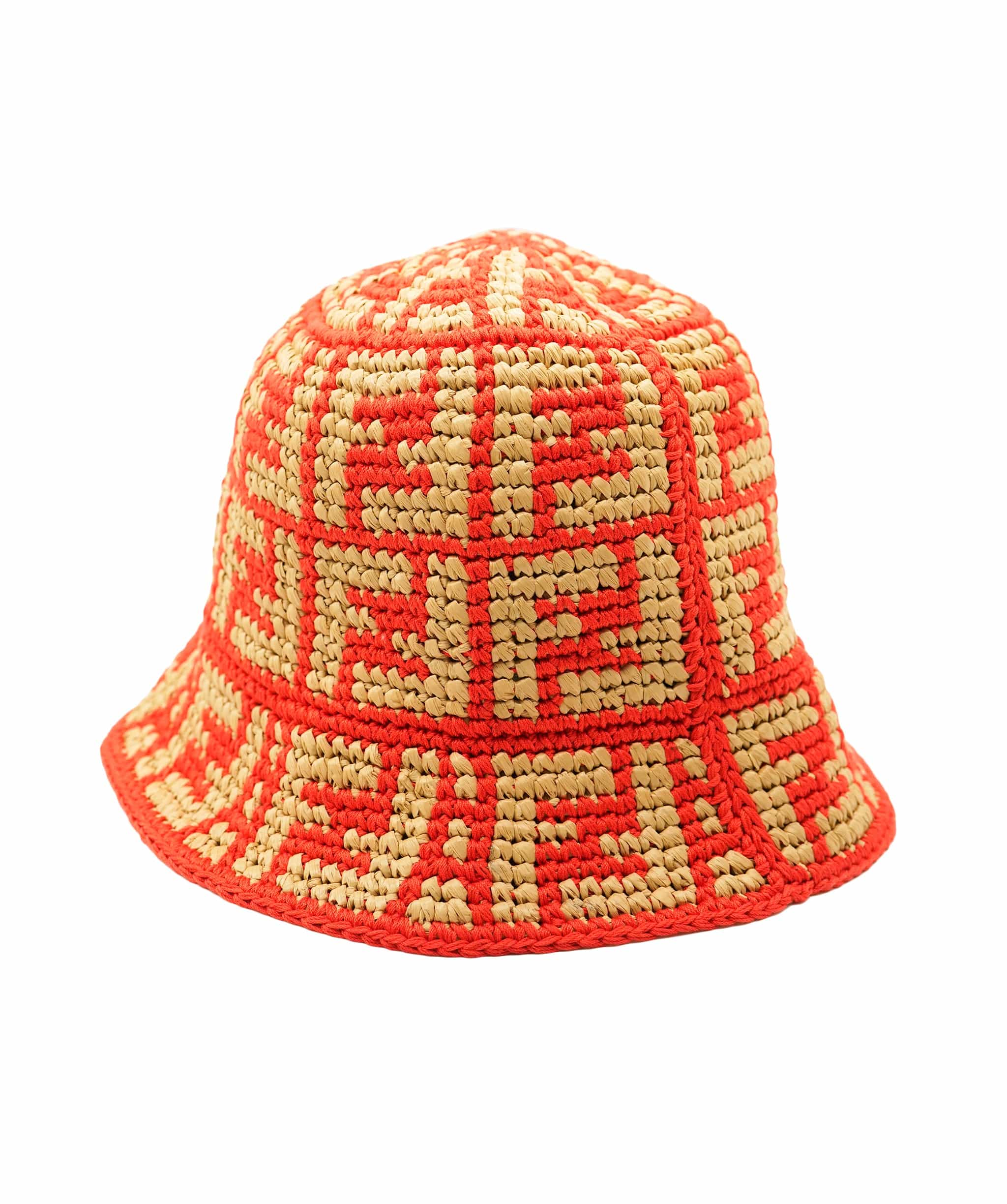 Fendi Fendi orange FF Bucket hat ALL1089
