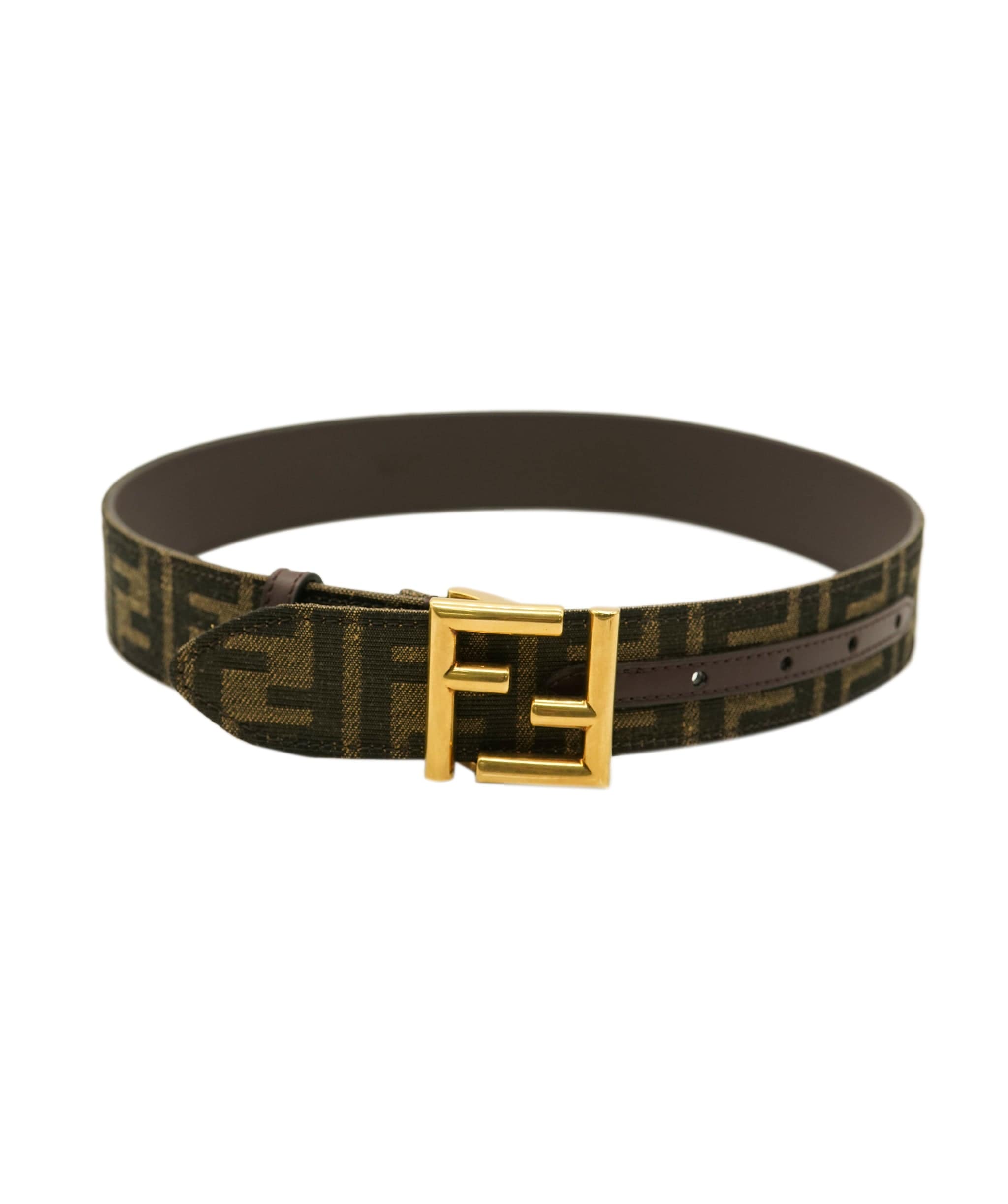 Fendi Fendi Zucca Belt Brown Belt ALL1094