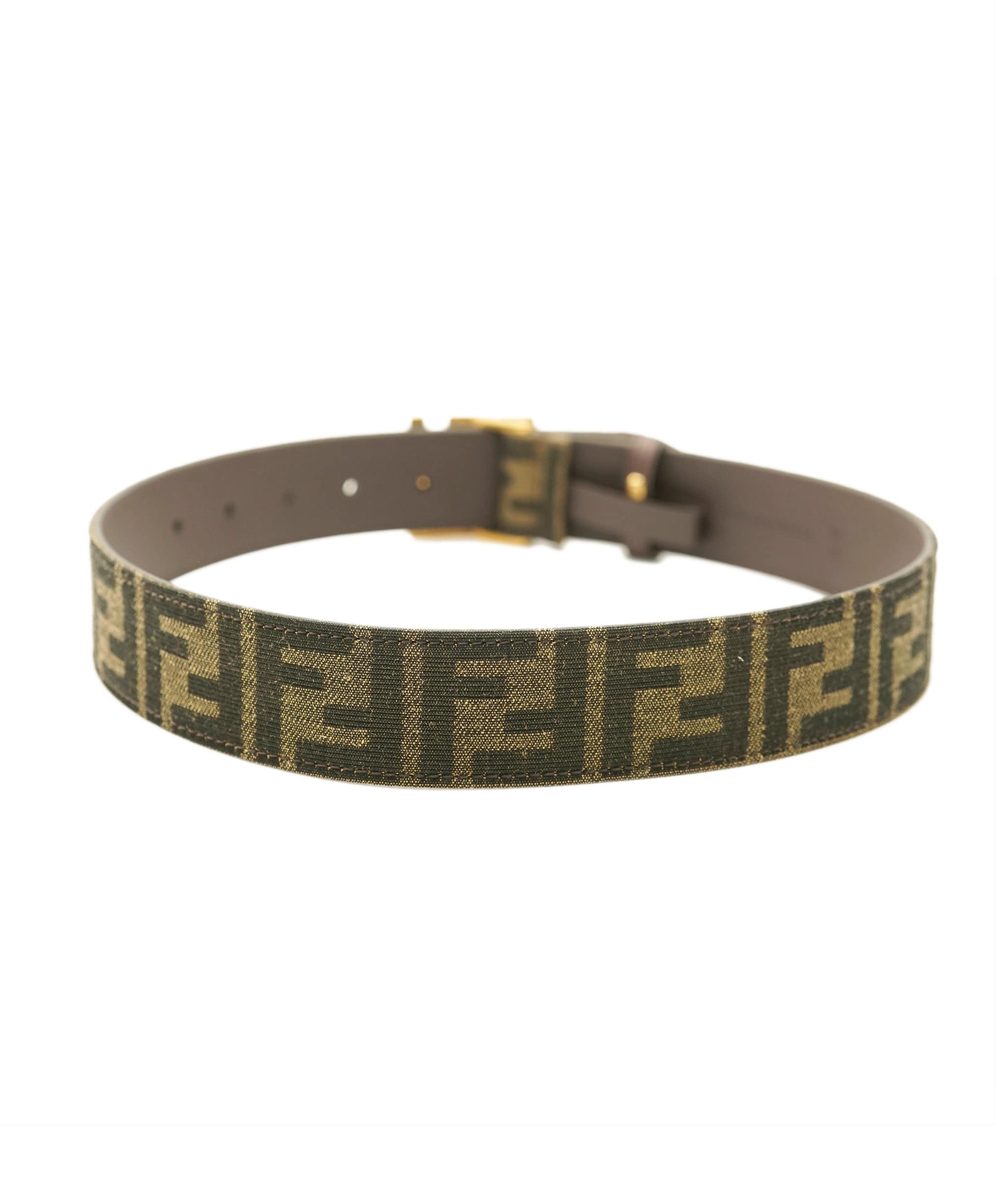 Fendi Fendi Zucca Belt Brown Belt ALL1094