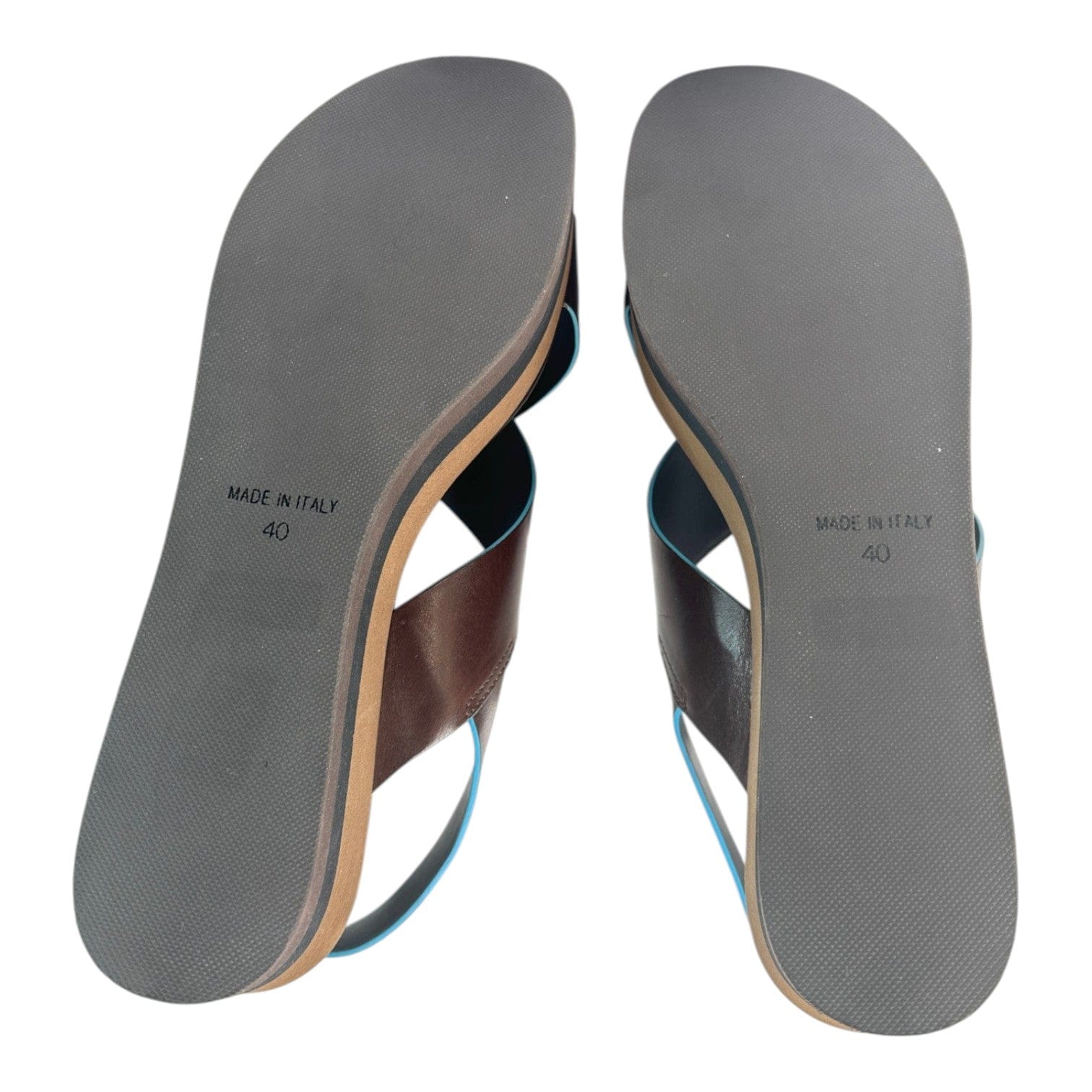 Fendi Fendi Blue/Brown Sandals - Size 40