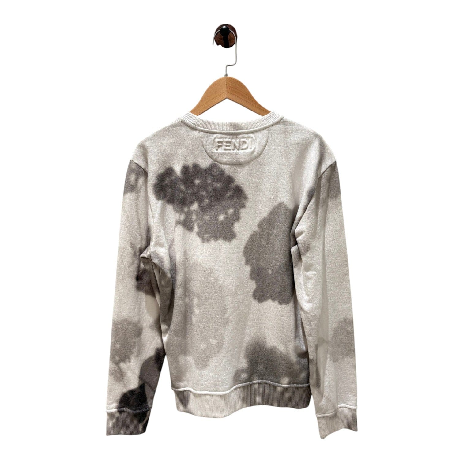 Fendi Fendi Light Grey Cotton Top M