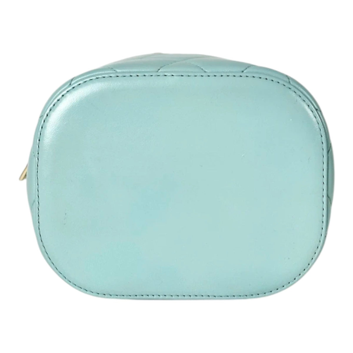 Chanel Blue Trendy CC Vanity Case With Top Handle in Lambskin