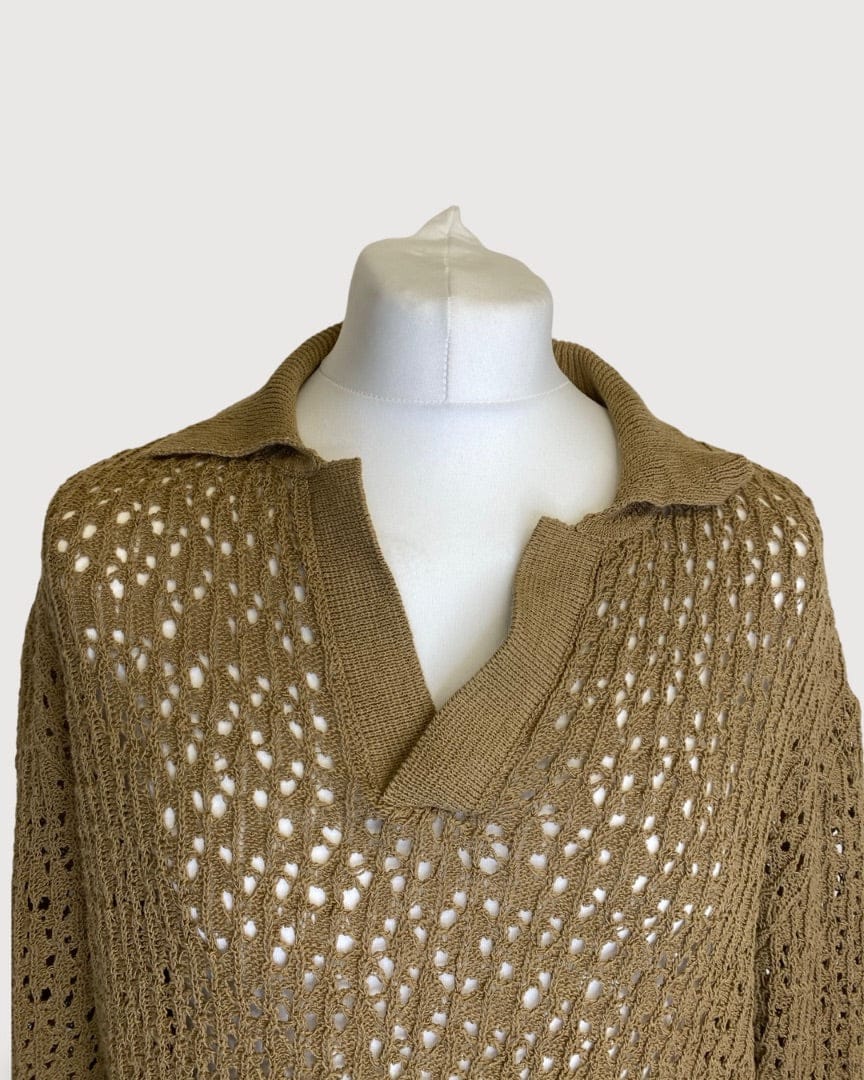 Giuliva Heritage Brown Giuliva Heritage Knit Polo, L