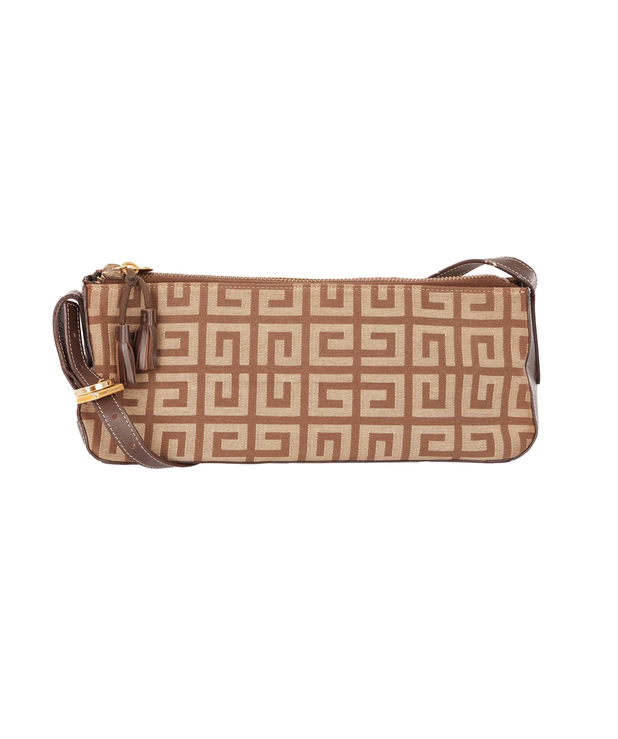 Givenchy Givenchy Monogram Canvas Baguette Shoulder Bag ALC4342