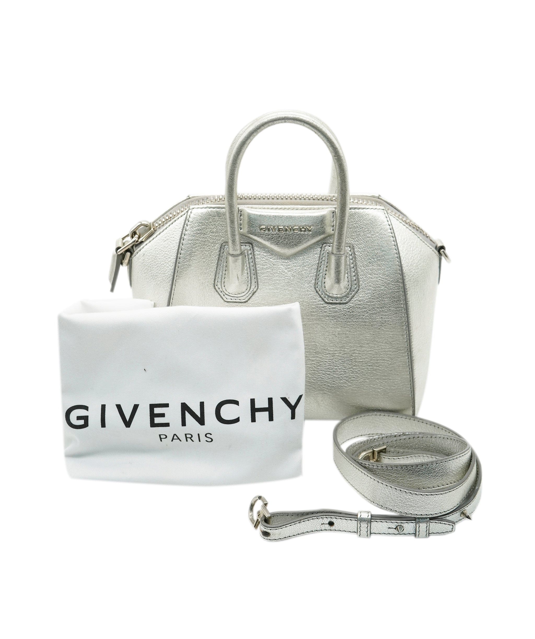 Givenchy Givenchy Silver Mini Antigona Bag ALC2452
