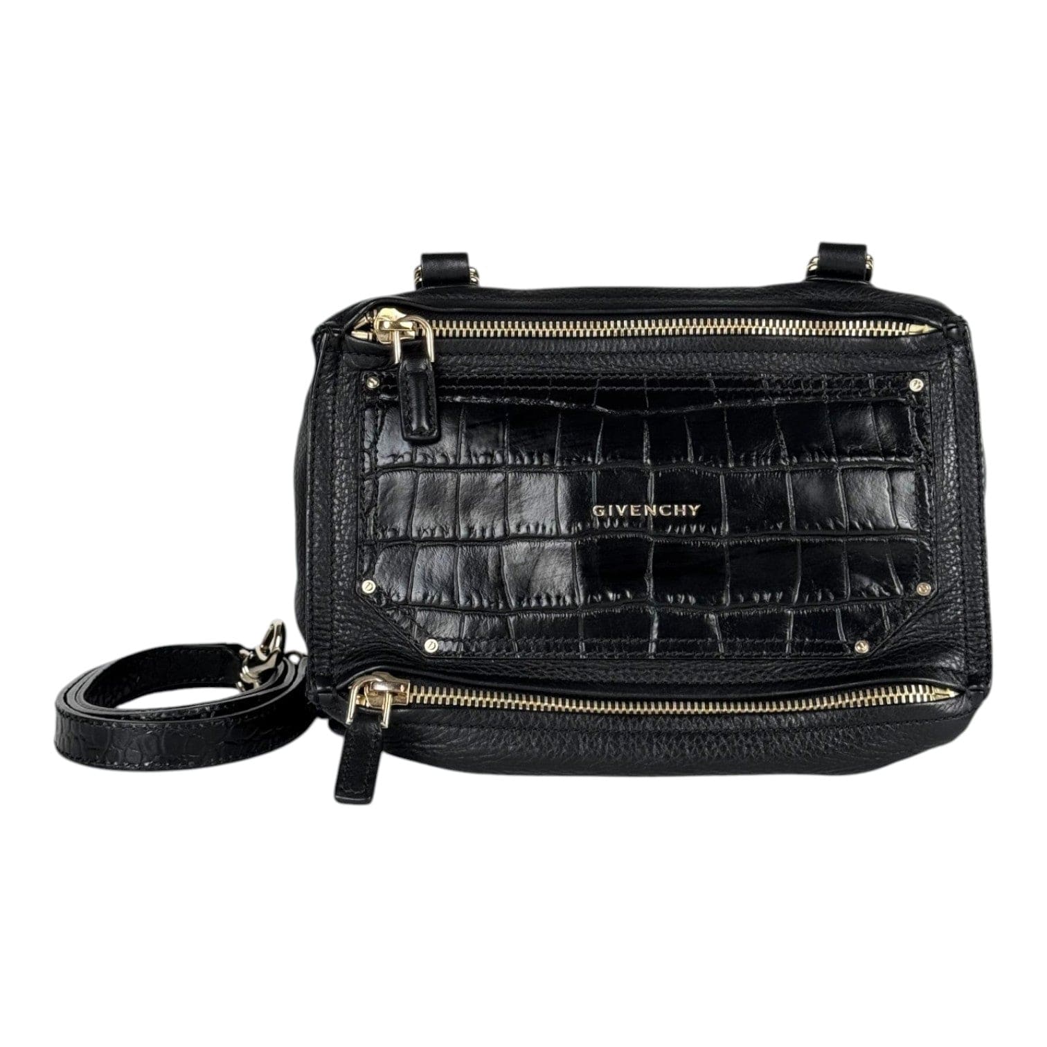 Givenchy Givenchy Black Pandora Embossed Bag