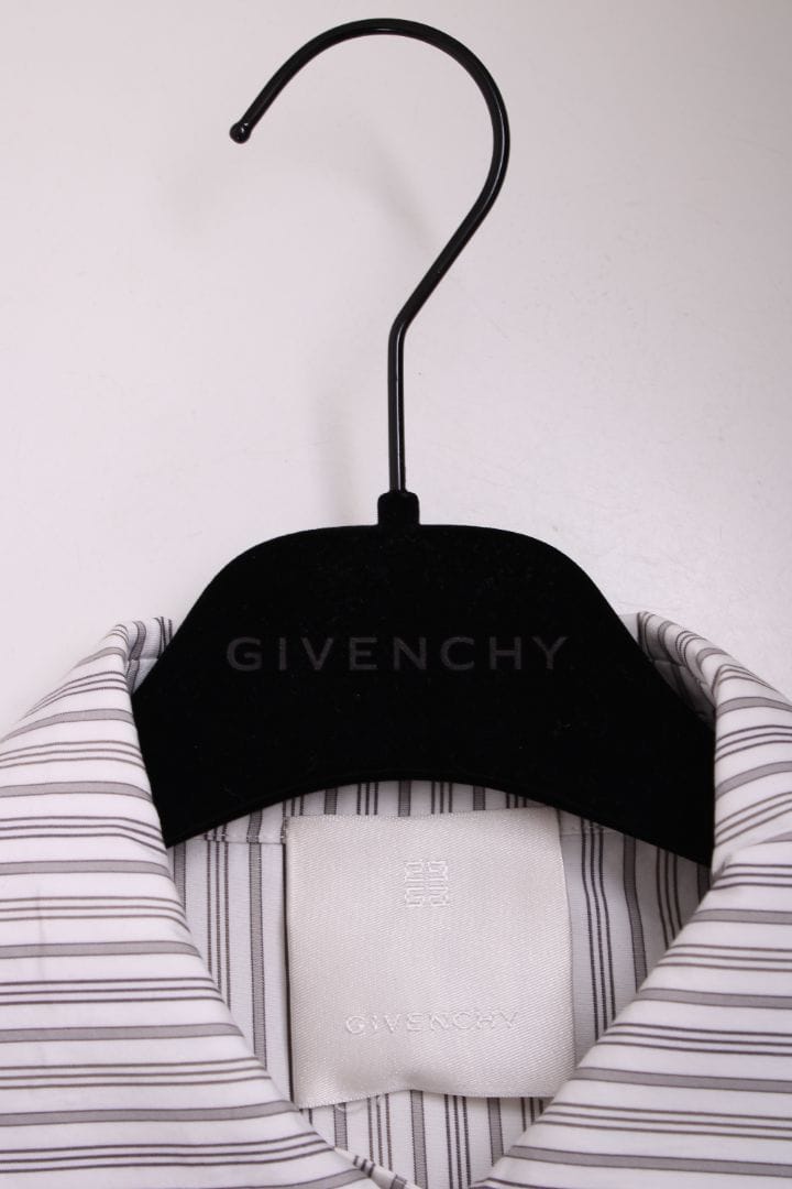 Givenchy Givenchy L/S Logo Cut out Shirt White/ Grey 10