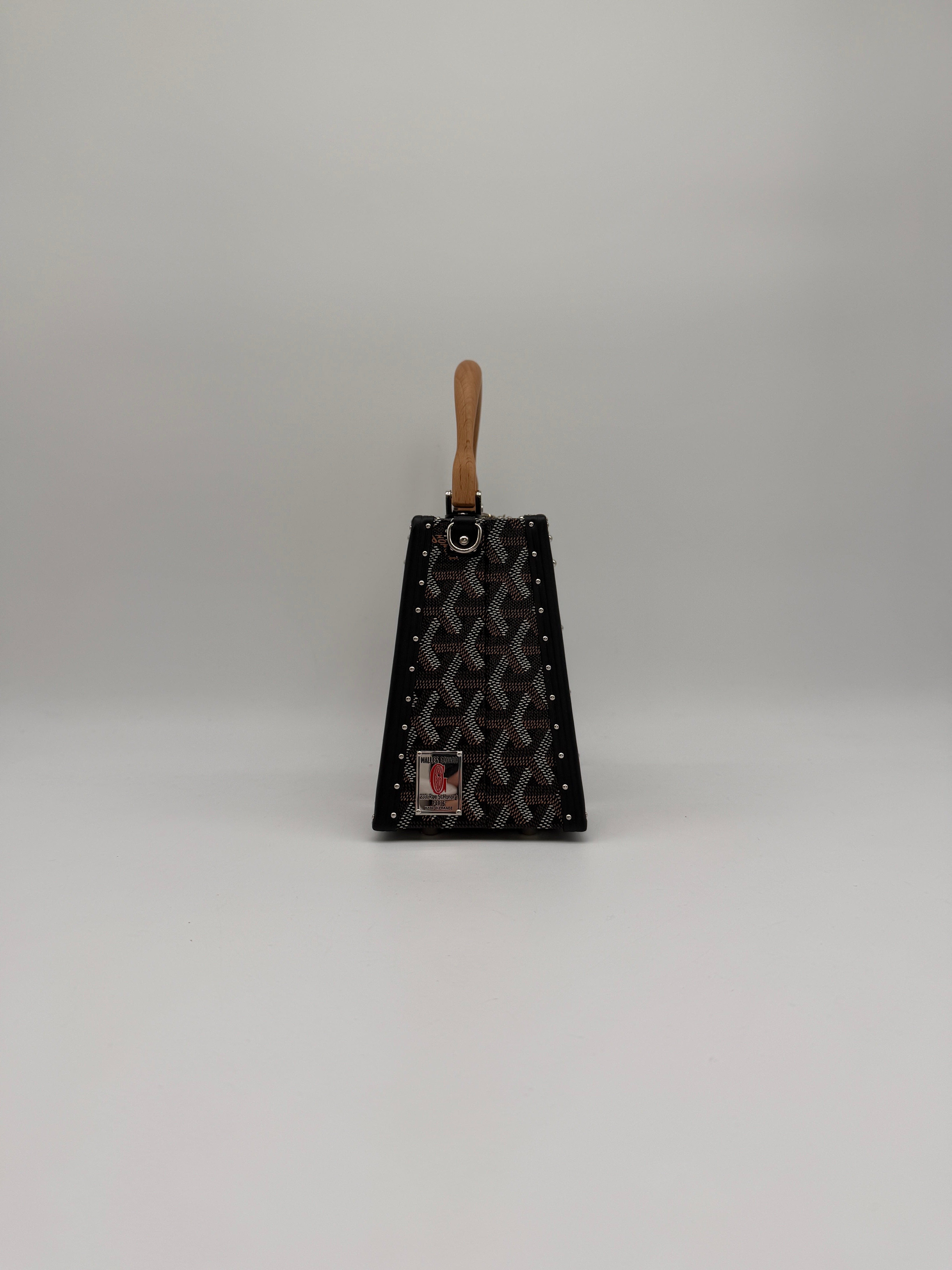 Goyard Goyard Saïgon Mini Trunk Bag Black Palladium Hardware