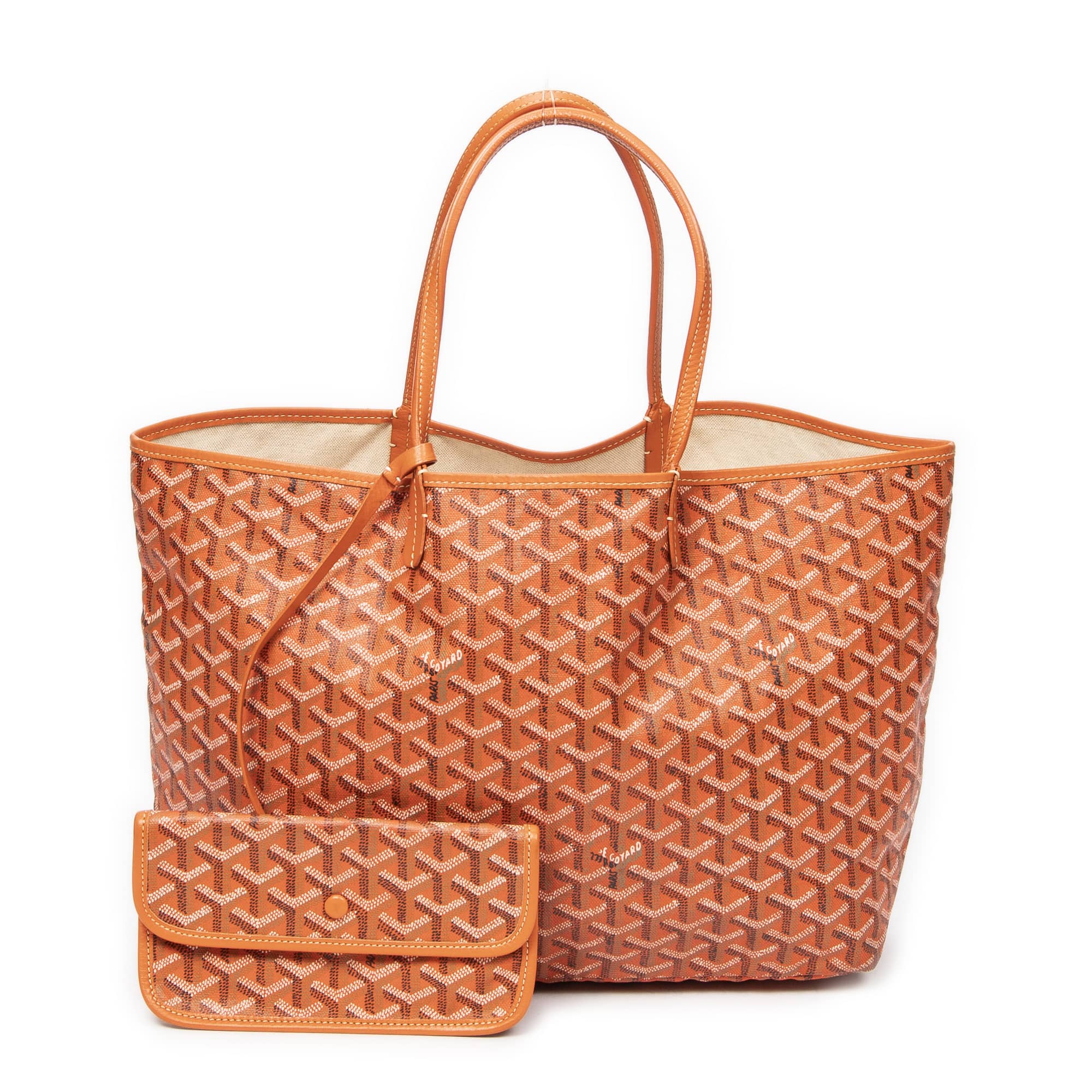 Goyard Goyard Orange Coated Canvas Saint Louis ABC1299