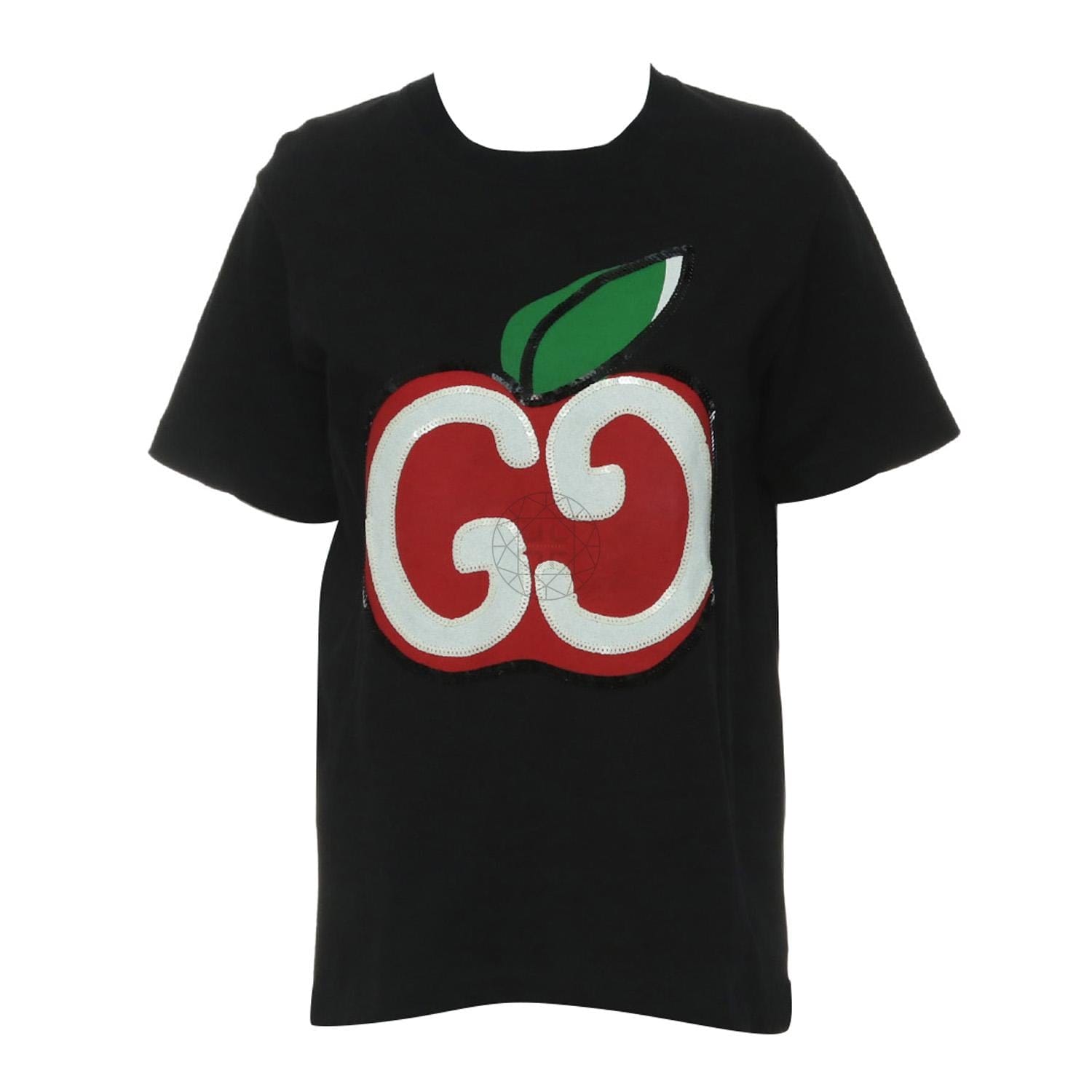 Gucci GG Apple Print Embellished T-shirt