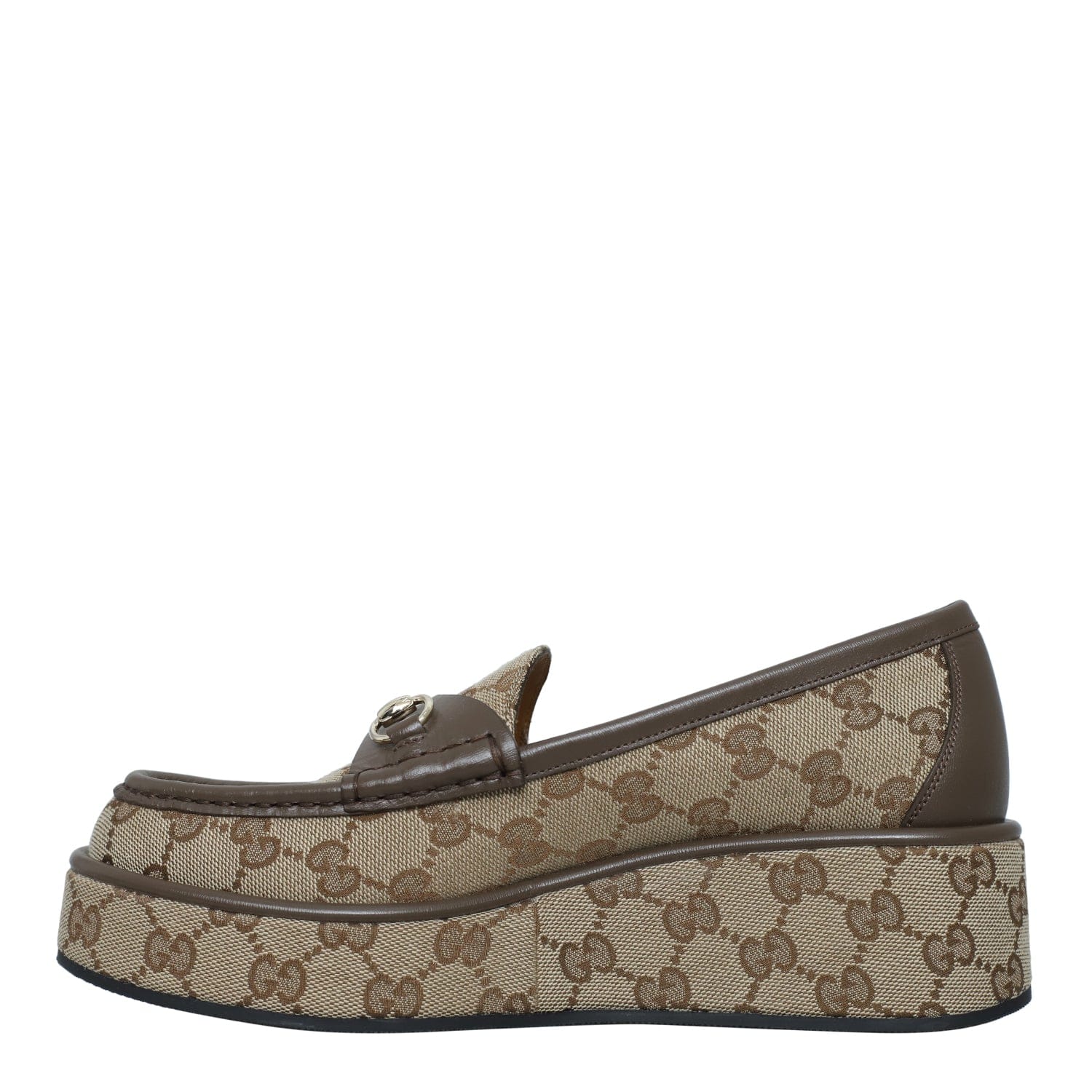 Gucci Gucci GG Horsebit Platform Loafers