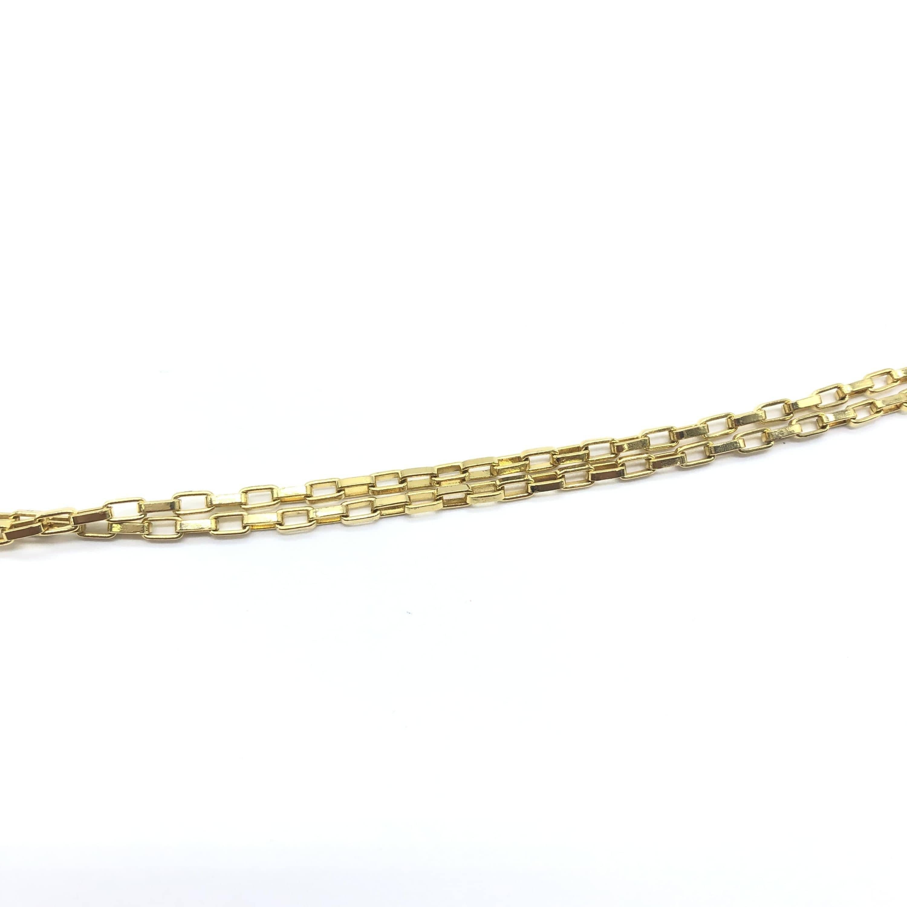 Gucci Gucci Gold Tone Perfume Bottle Necklace ALC3240