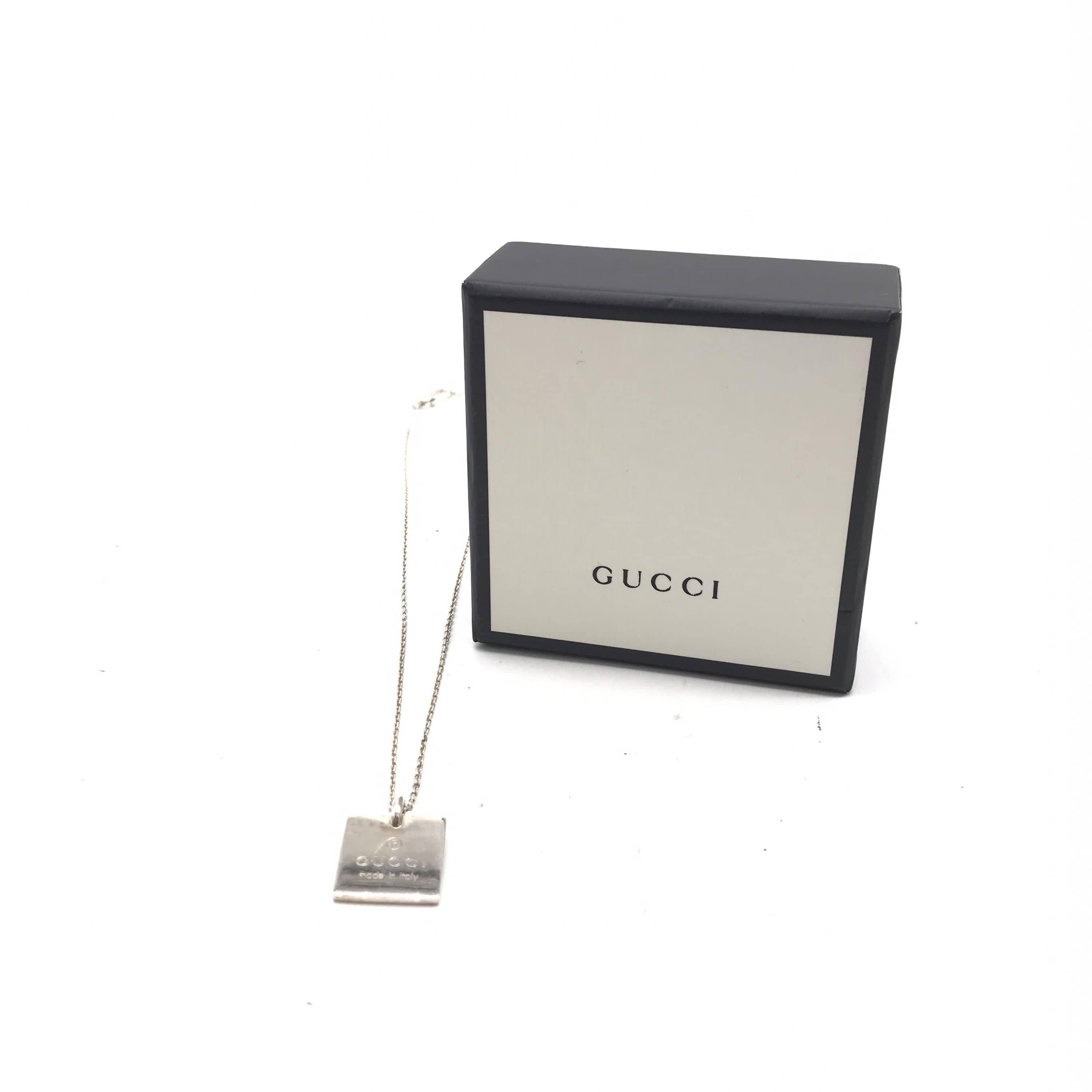 Gucci Gucci Necklace, Sterling Silver 925 ALC3229