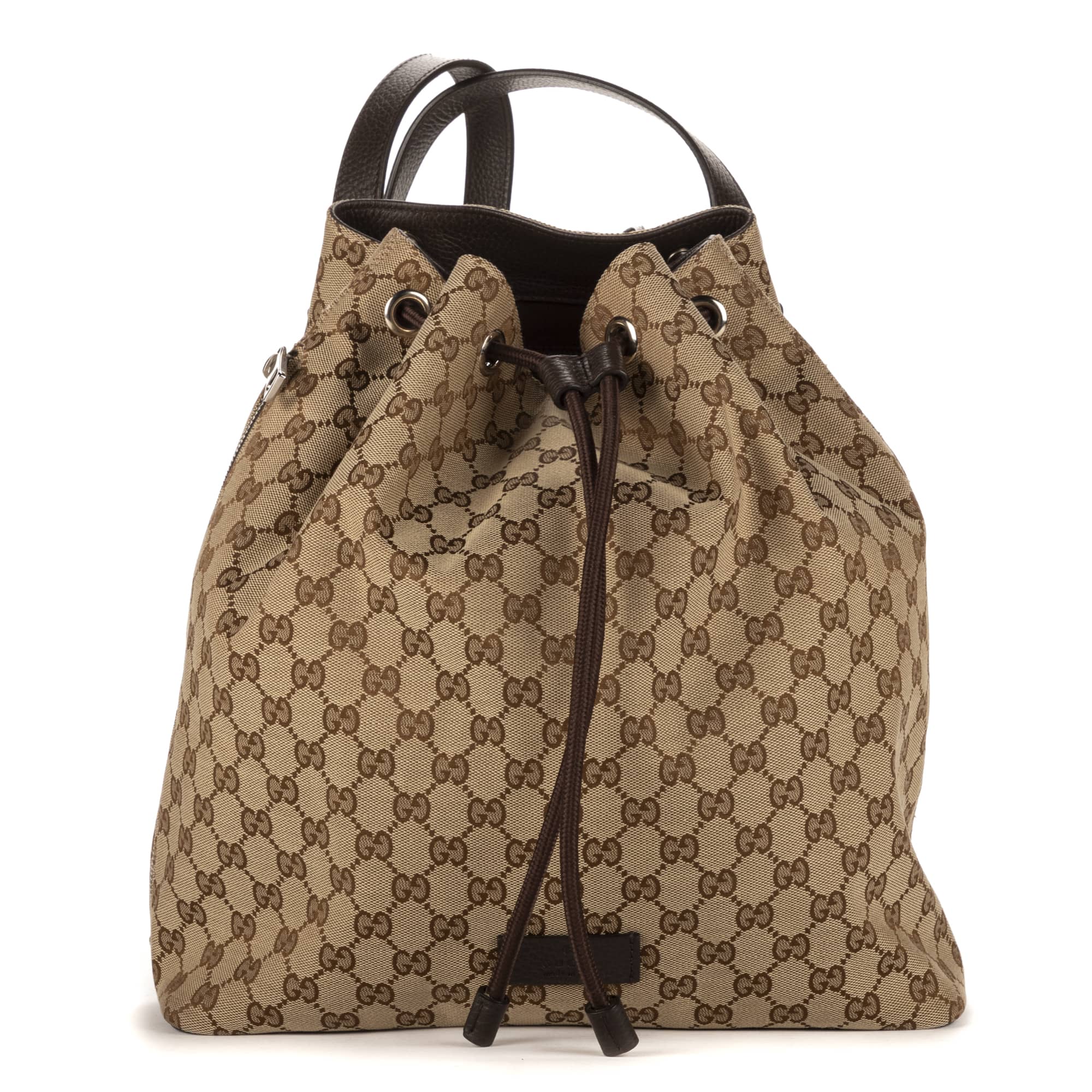 Gucci Gucci Beige Canvas Bucket back OAG5713