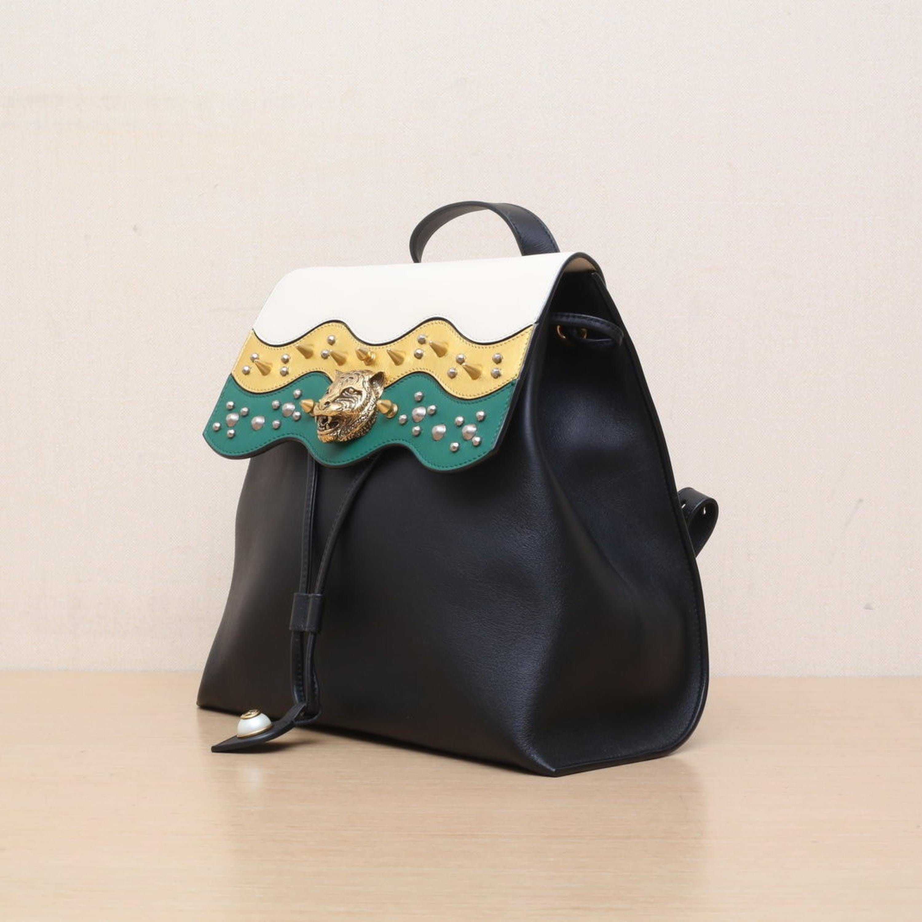 Gucci Gucci Colorblock leather C tiger head rivet backpack
No accessories ALC3168