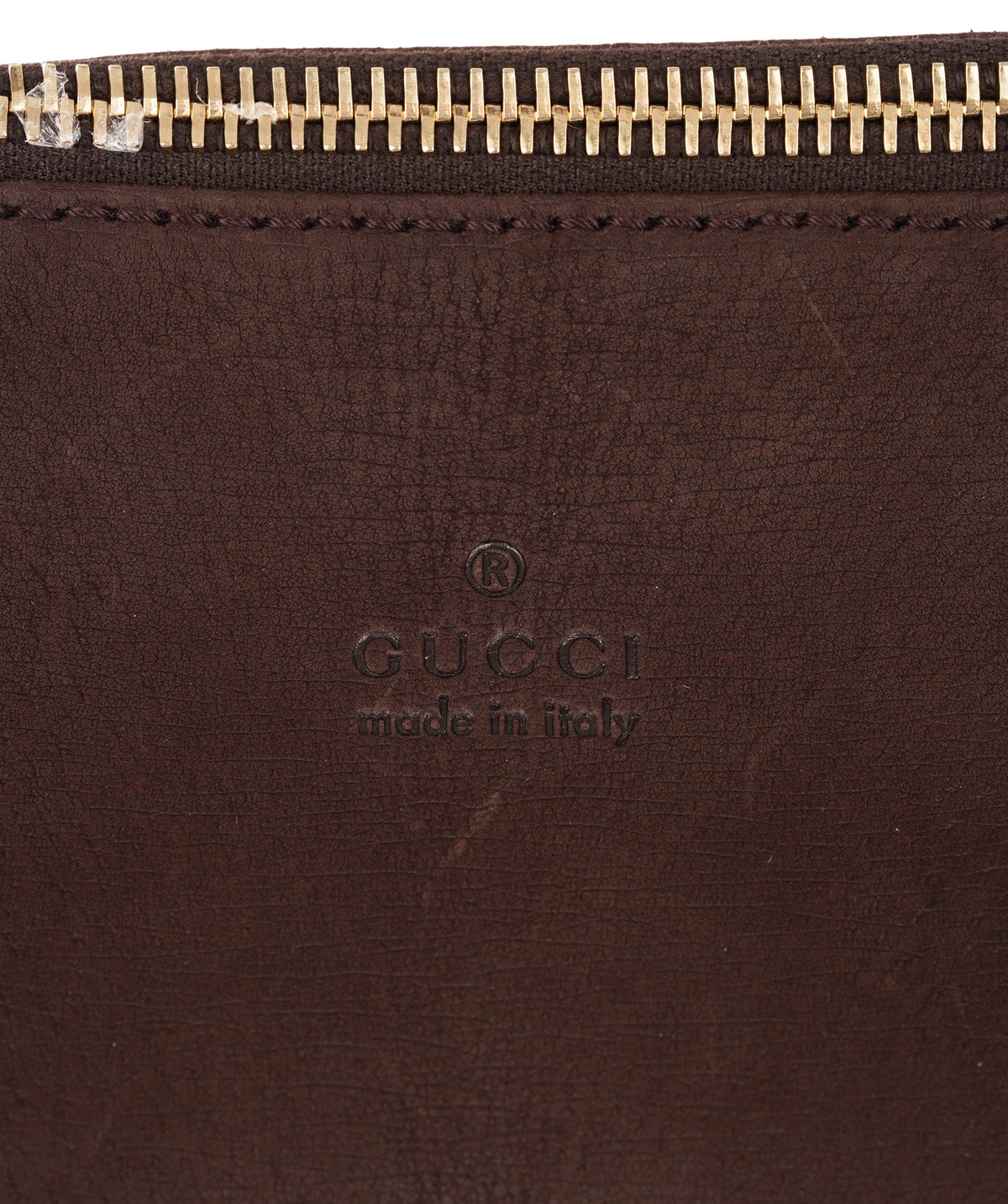 Gucci Gucci Large Brown Suede Attache Shoulder Bag ALC4345