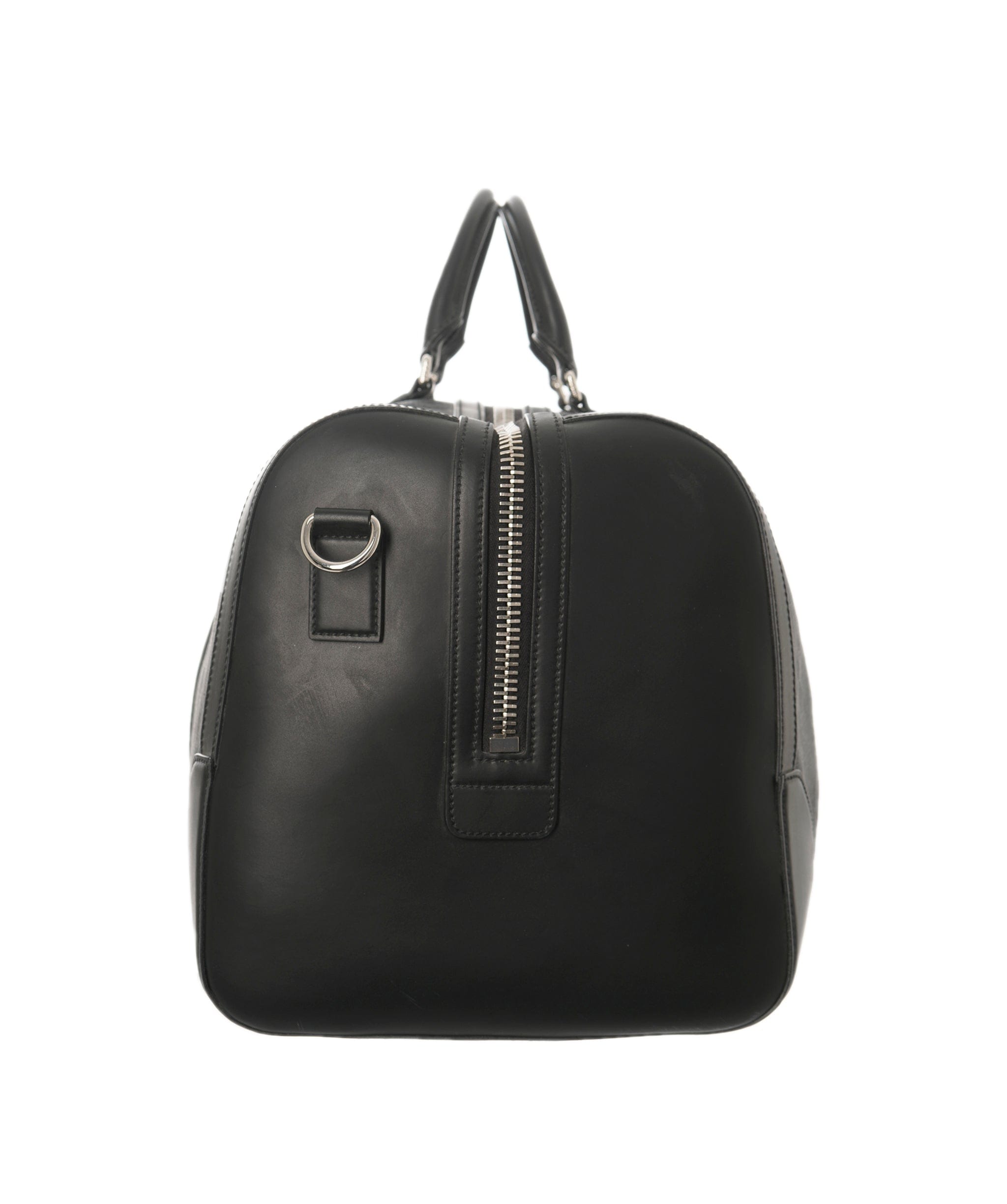 Gucci GUCCI Leather-Trimmed Monogrammed Coated-Canvas Holdall - APC0007