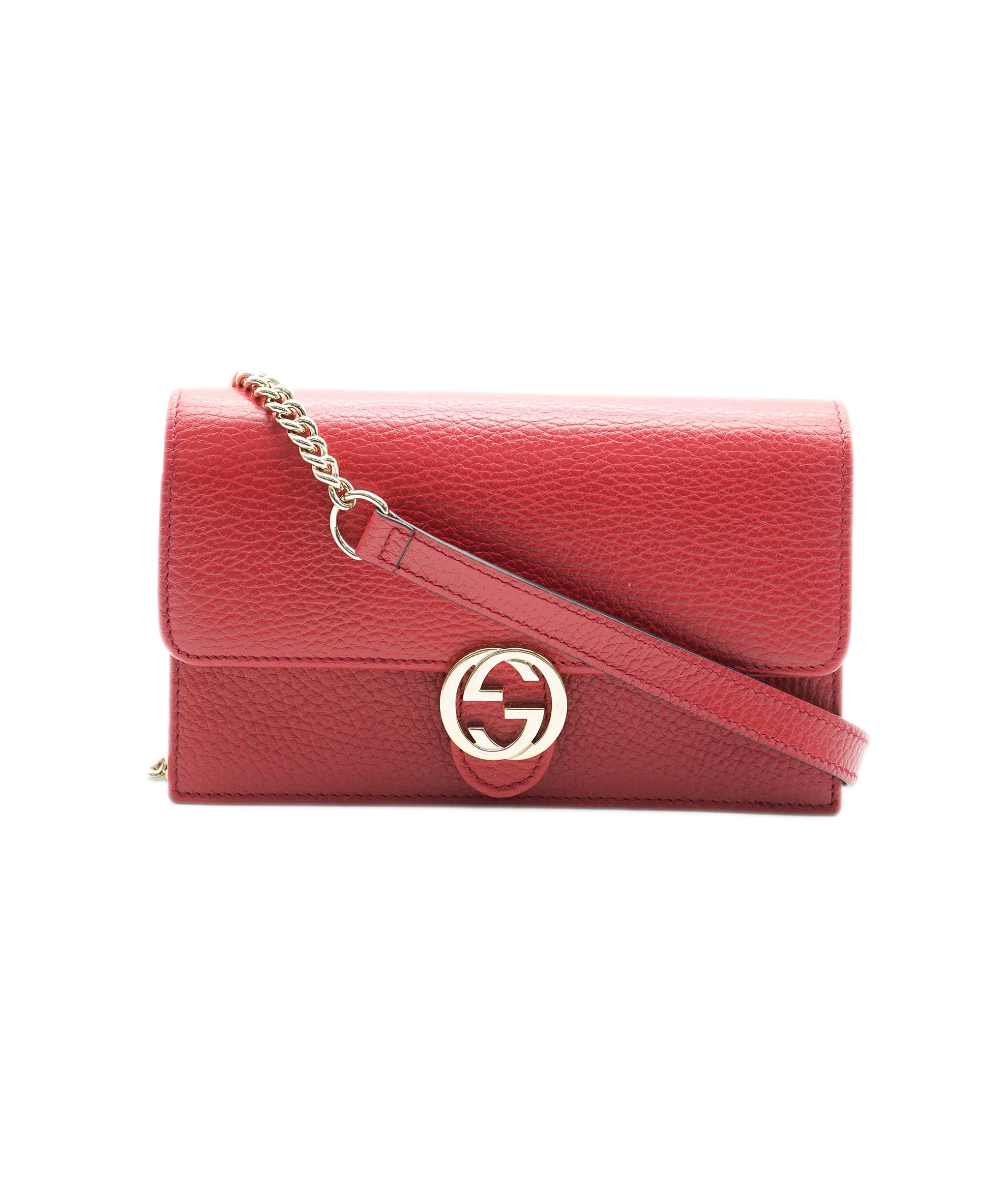 Gucci interlocking bag fashion red