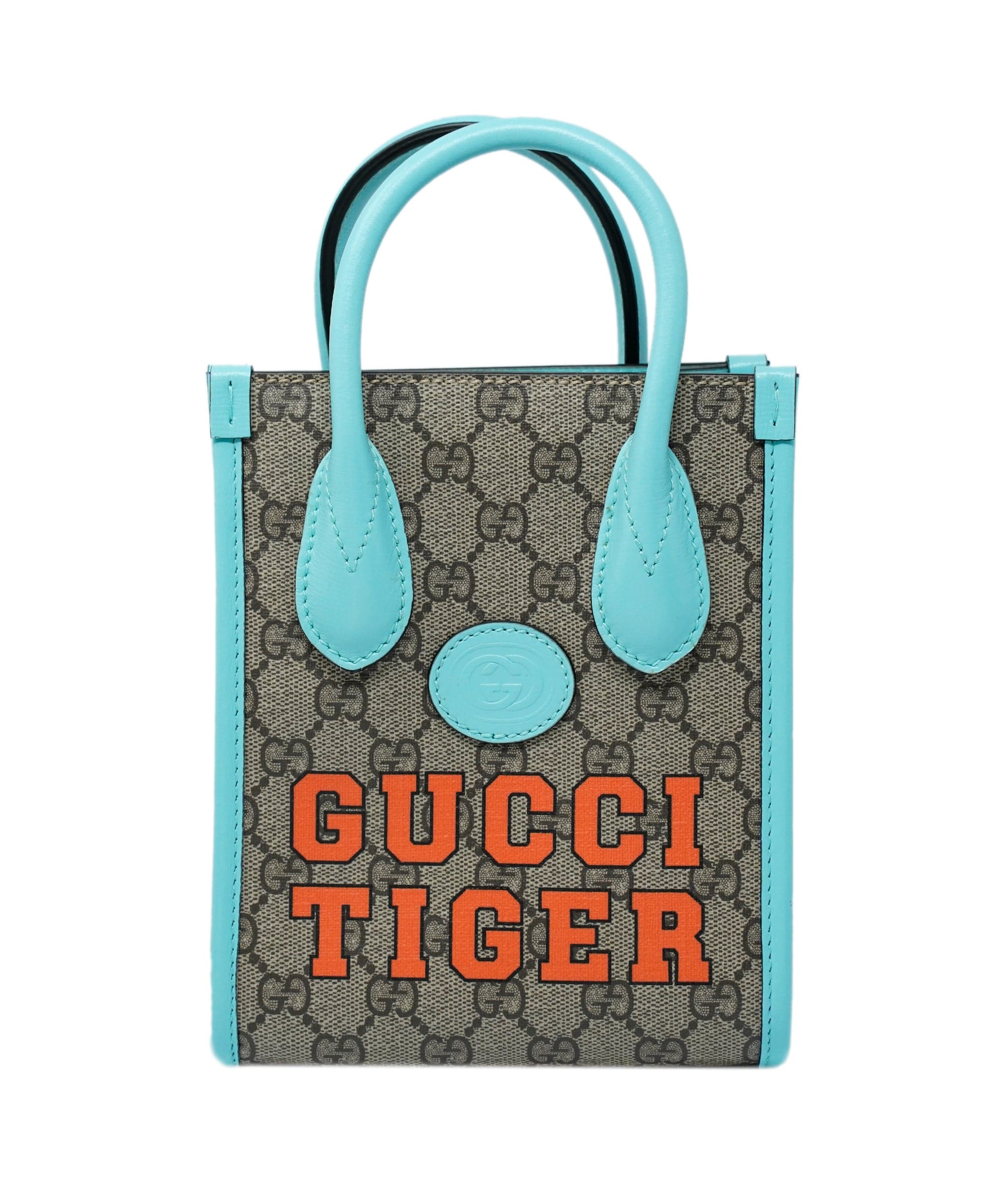 Gucci Small GG Supreme Canvas Tote Bag Beige 643814