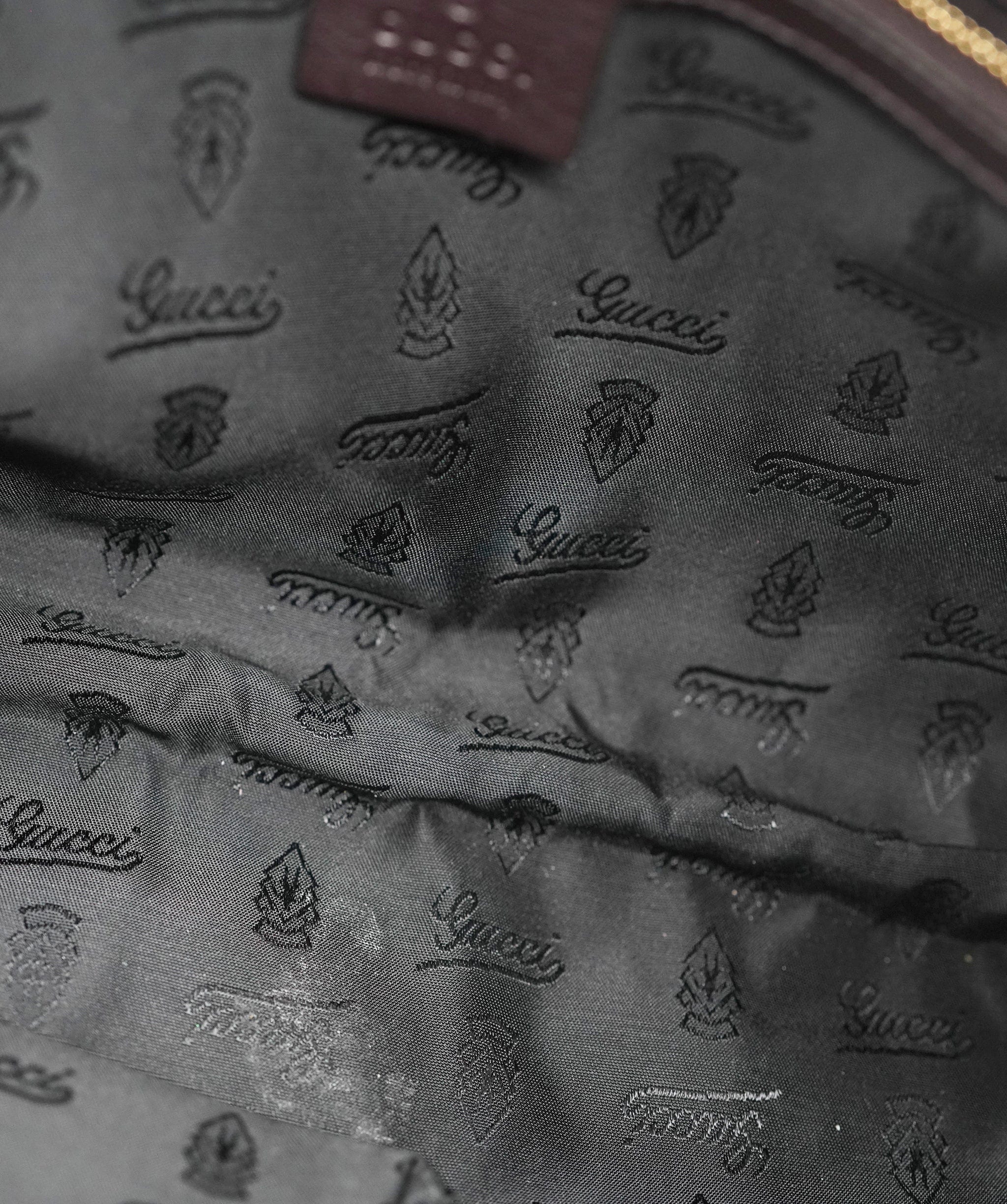 Gucci Gucci (Tom Ford Era) Large Grape Suede Hysteria Clutch ALC2455