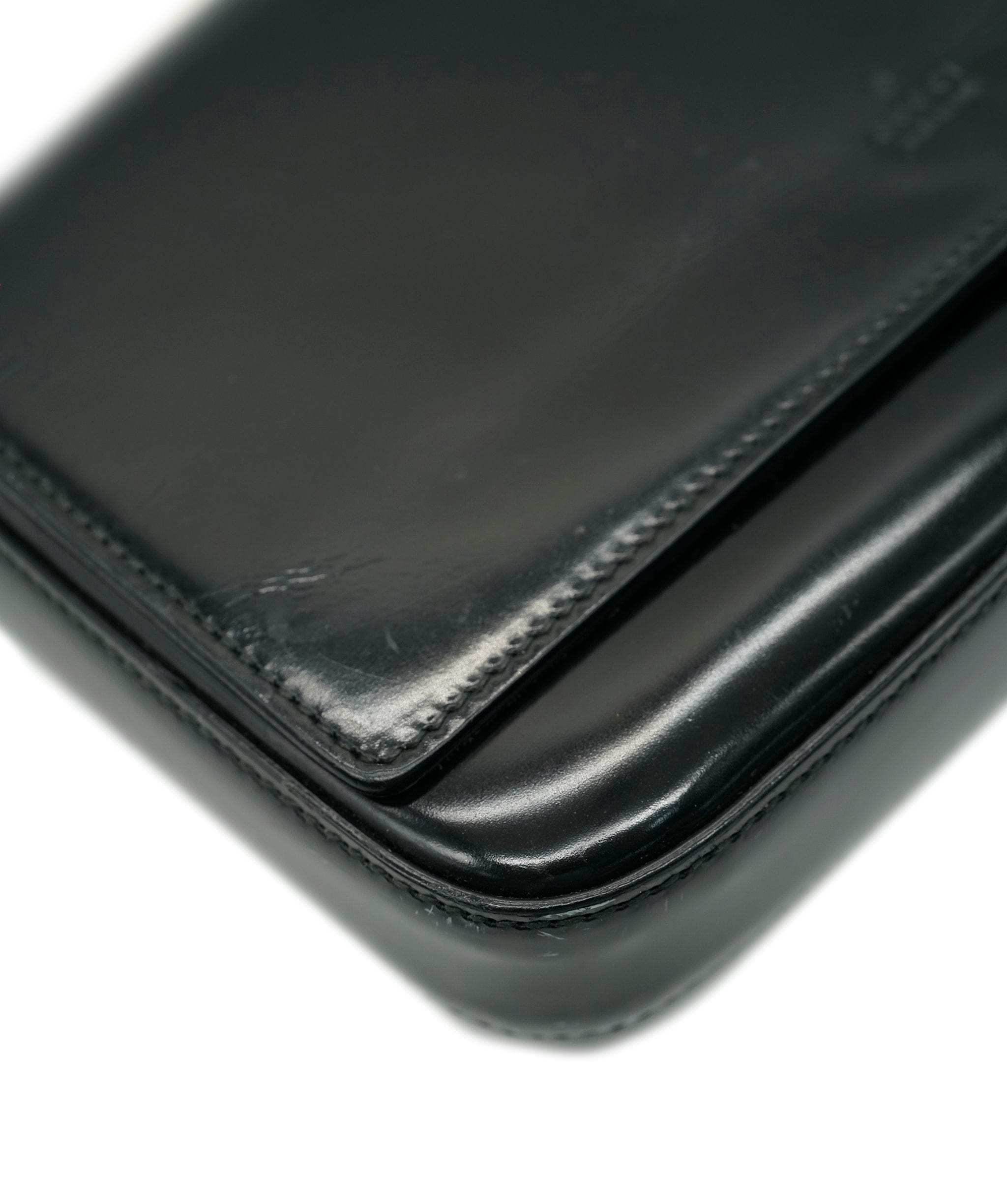 Gucci Gucci Vintage Calf Skin Black Shoulder bag ALC2623