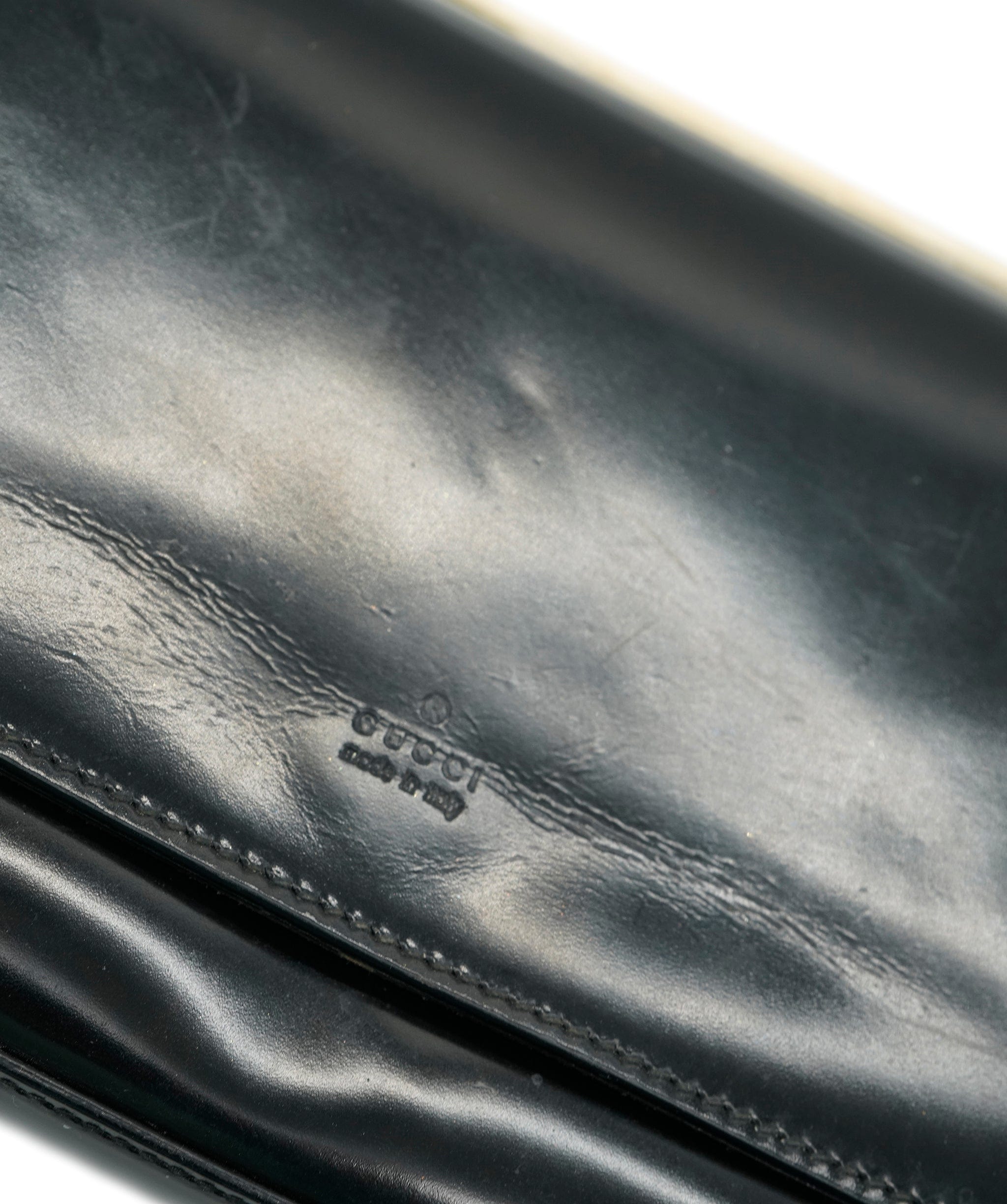 Gucci Gucci Vintage Calf Skin Black Shoulder bag ALC2623