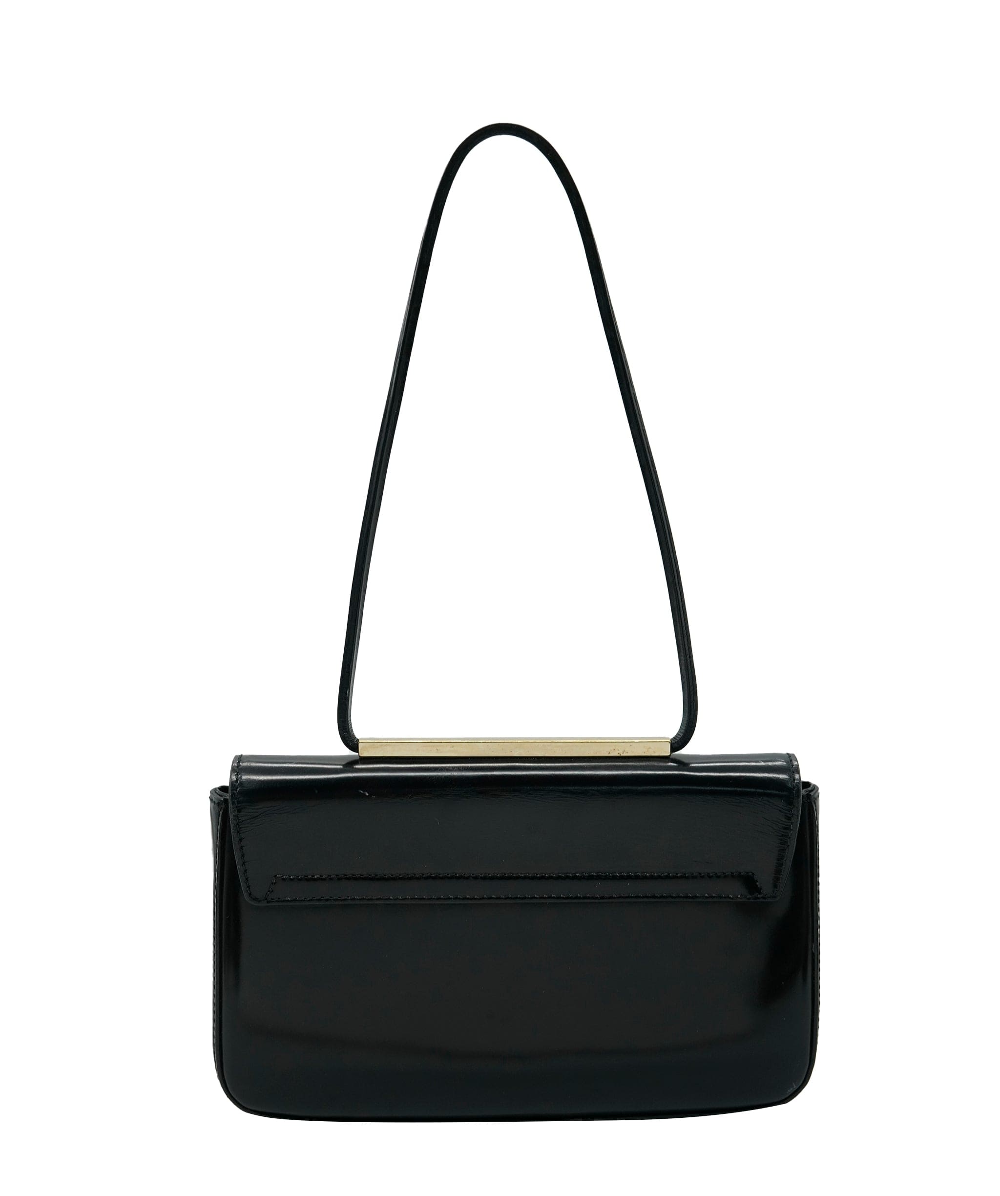 Gucci Gucci Vintage Calf Skin Black Shoulder bag ALC2623