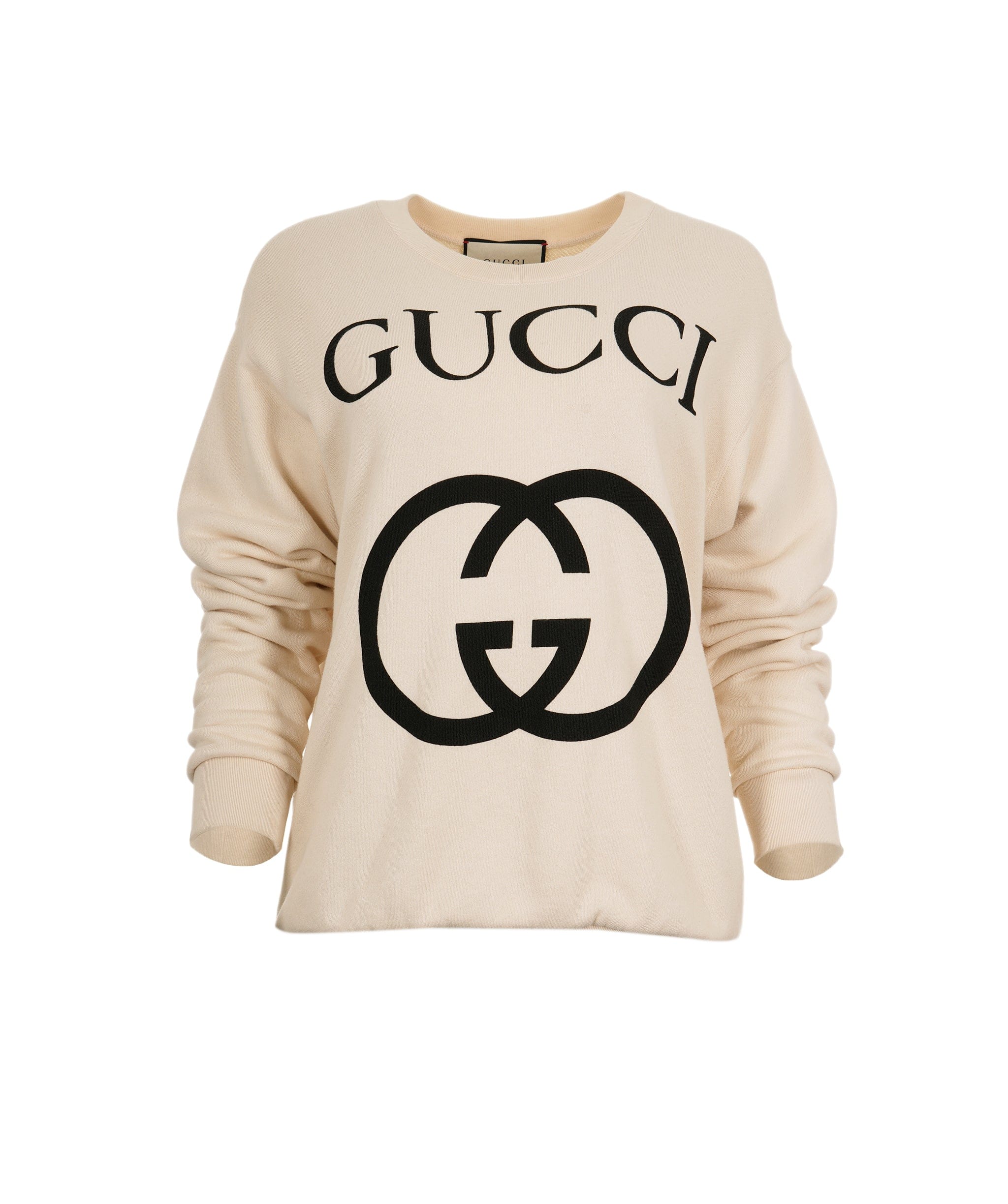 Gucci Clothing Gucci Cream Sweater Gucci Beige Embroidered Lurex