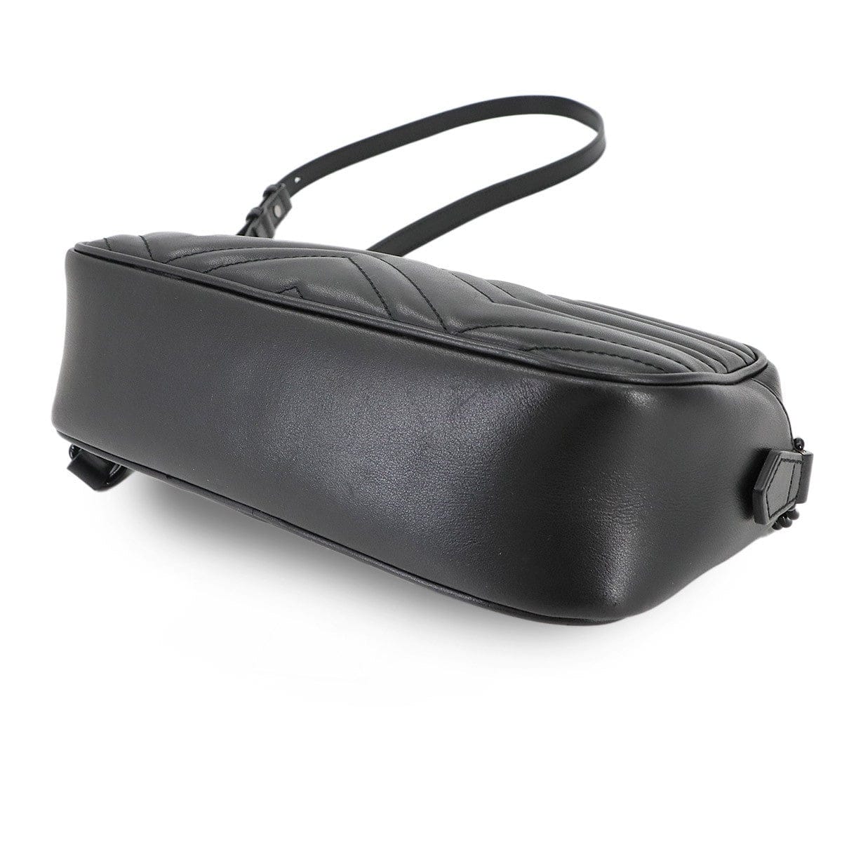 GUCCI GUCCI GG Marmont Chain Shoulder Bag Leather Black 447632 Purse 90299376