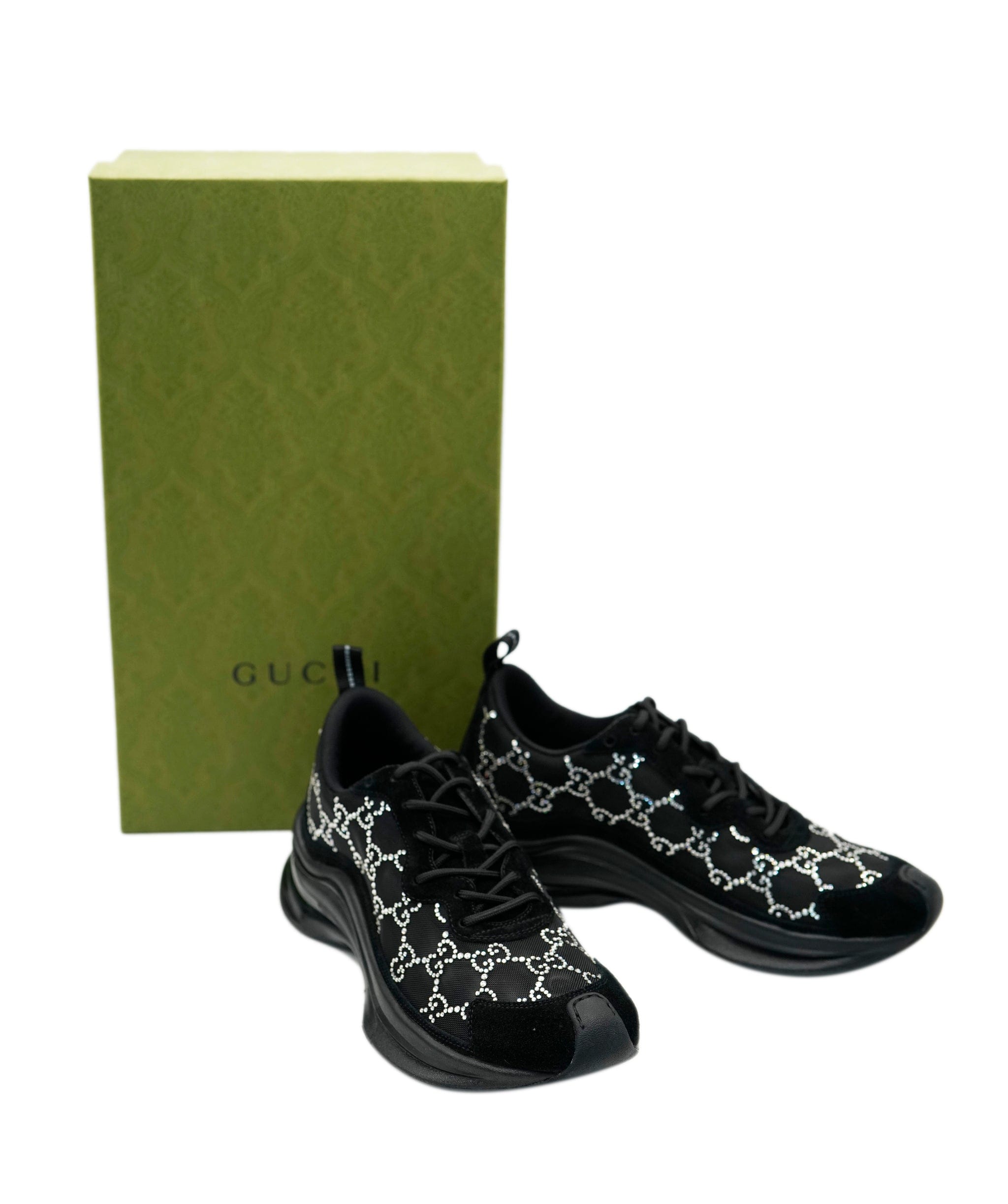 Gucci Gucci Black GG Diamonte Trainers ALC1981