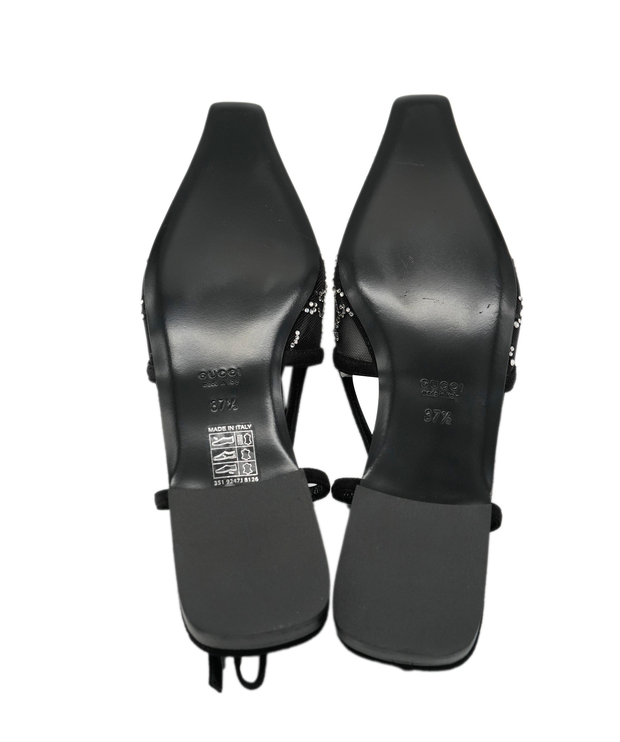 Gucci Gucci GG Diamonte Black Flats 37.5 ALC2645