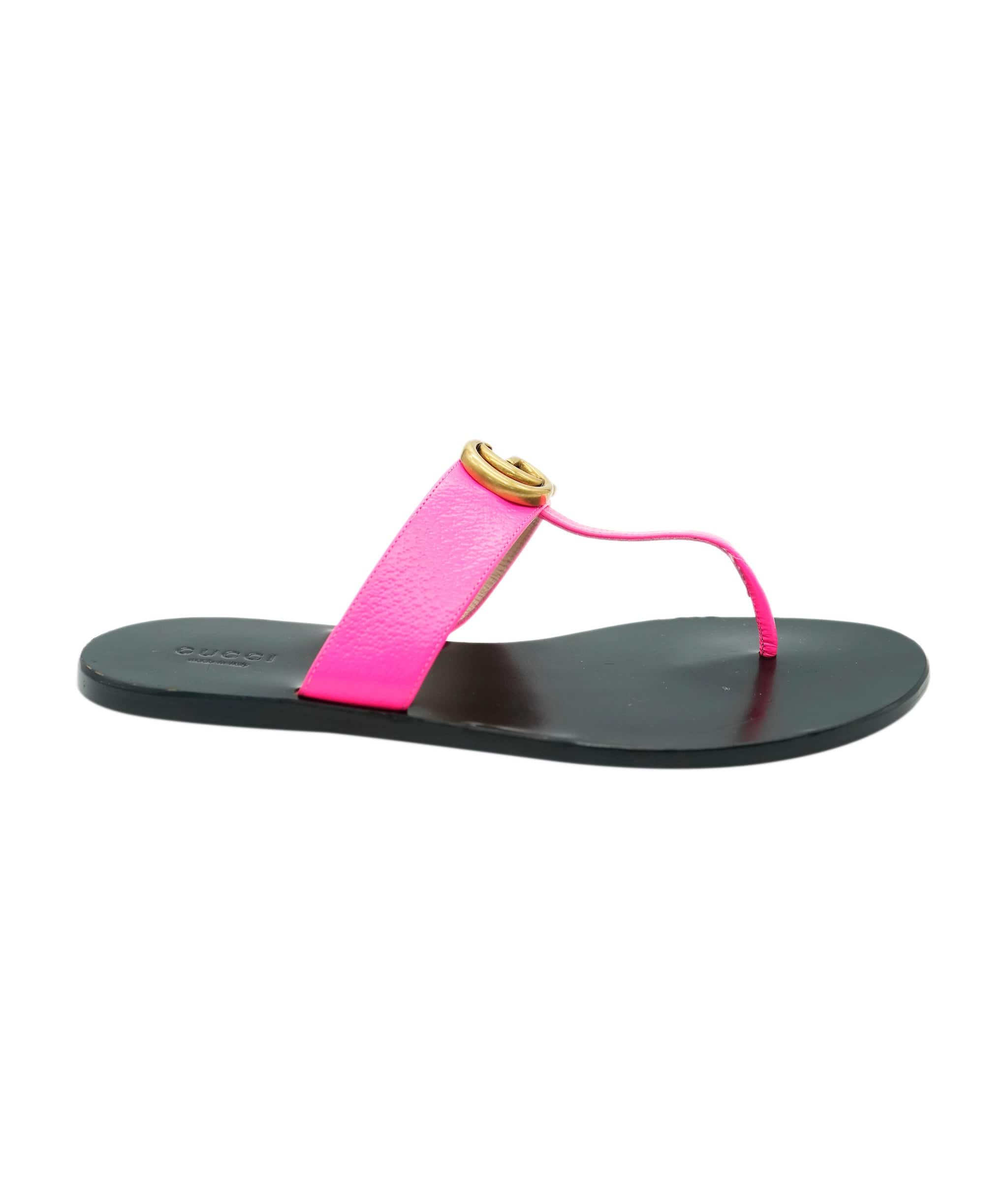 Gucci neon pink sandals online