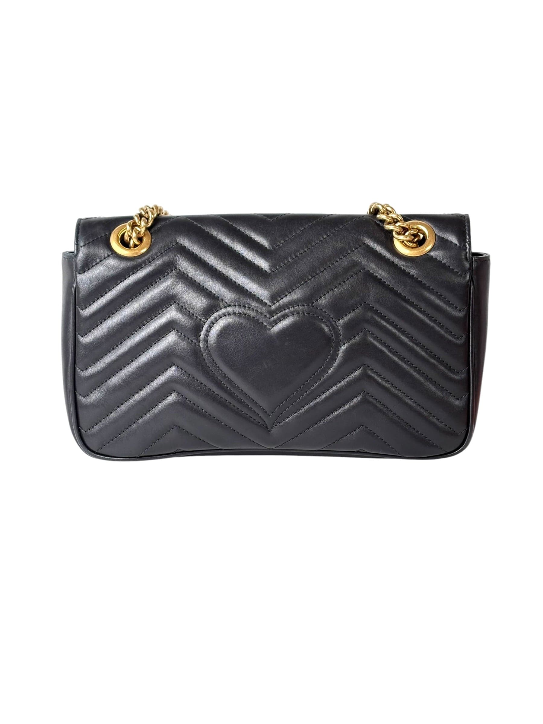 Gucci Gucci Black Medium Marmont Bag