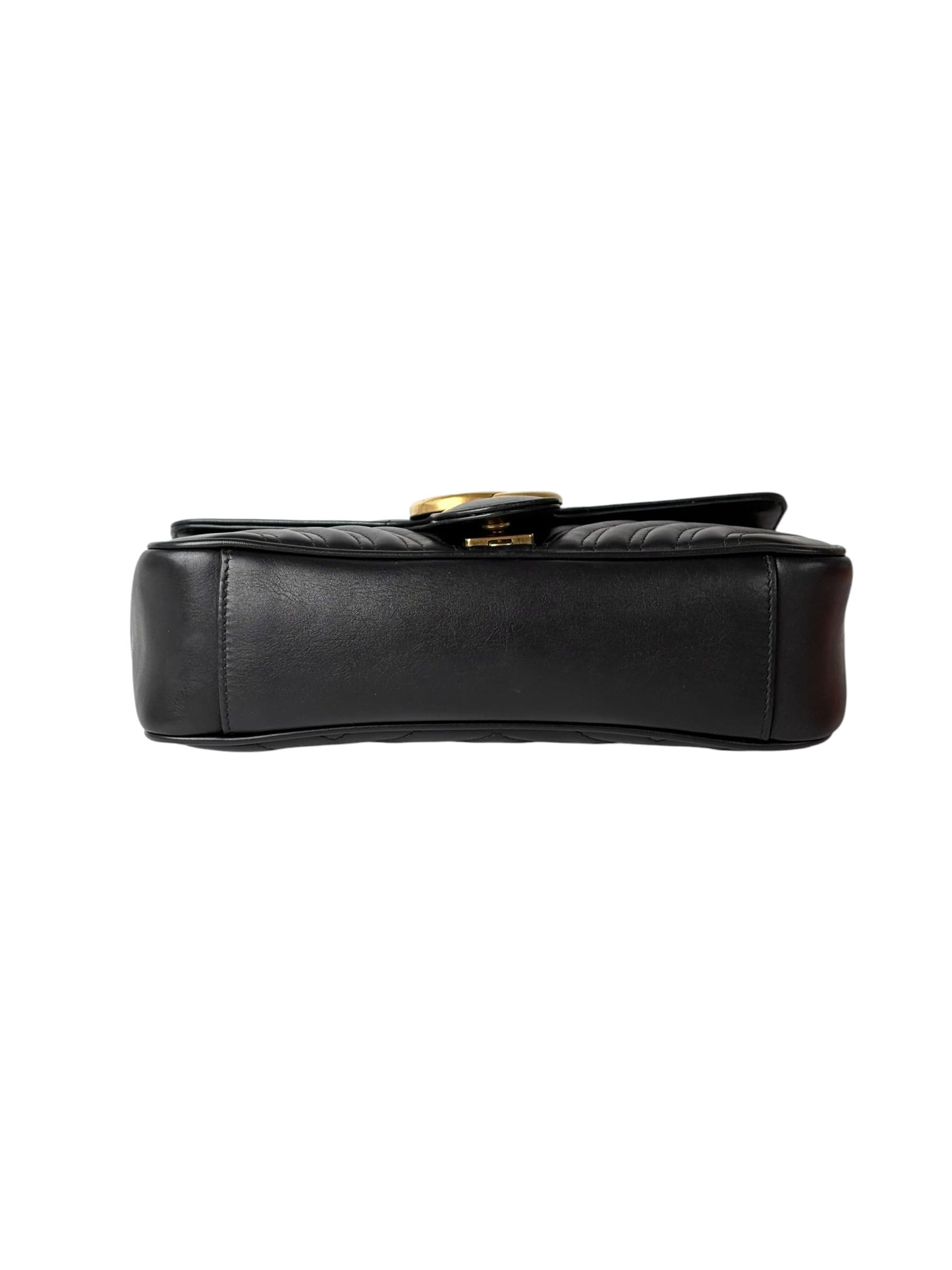 Gucci Gucci Black Medium Marmont Bag