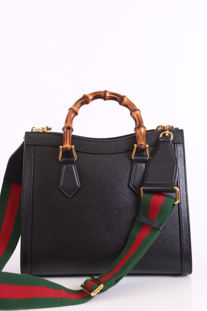 Gucci Gucci Diana bamboo top handle bag Black small