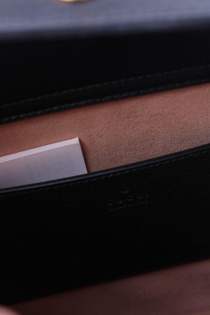 Gucci Gucci Diana bamboo top handle bag Black small