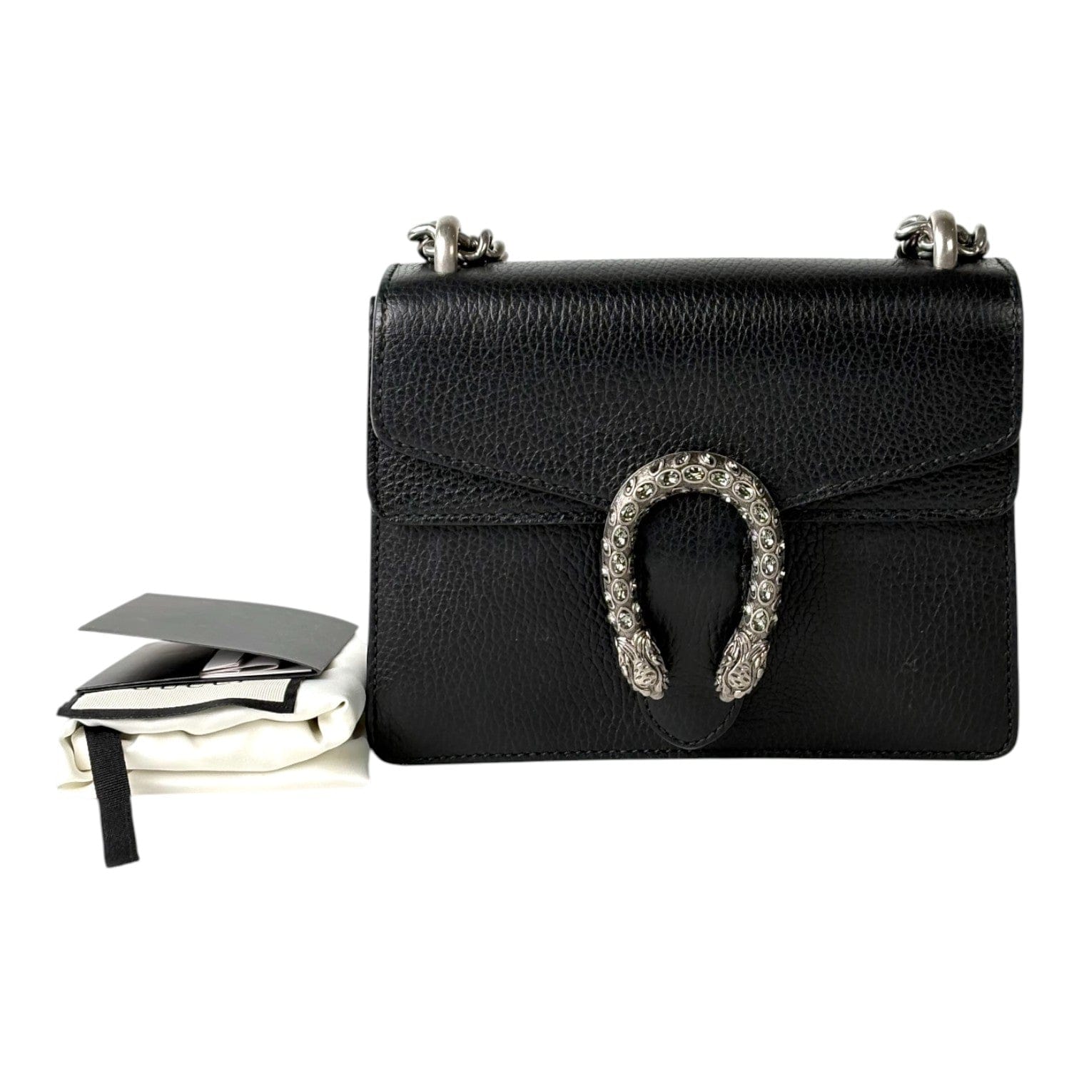 Gucci Gucci Dionysus Black Leather Mini