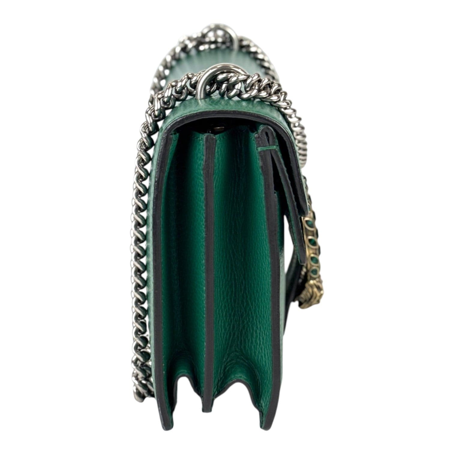 Gucci Gucci Dionysus Medium Green Leather Bag