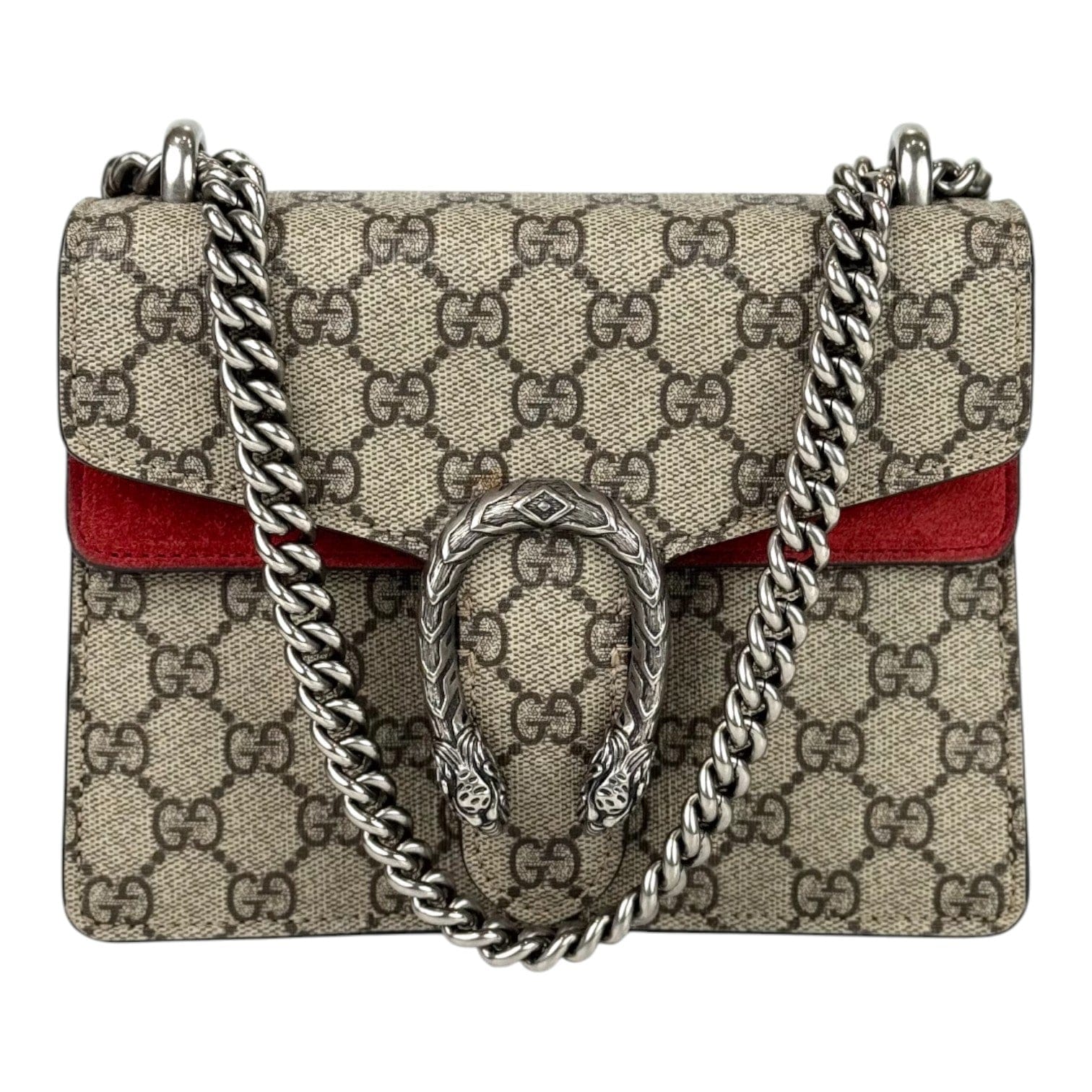 Gucci Gucci Dionysus Mini GG Canvas & Suede Bag