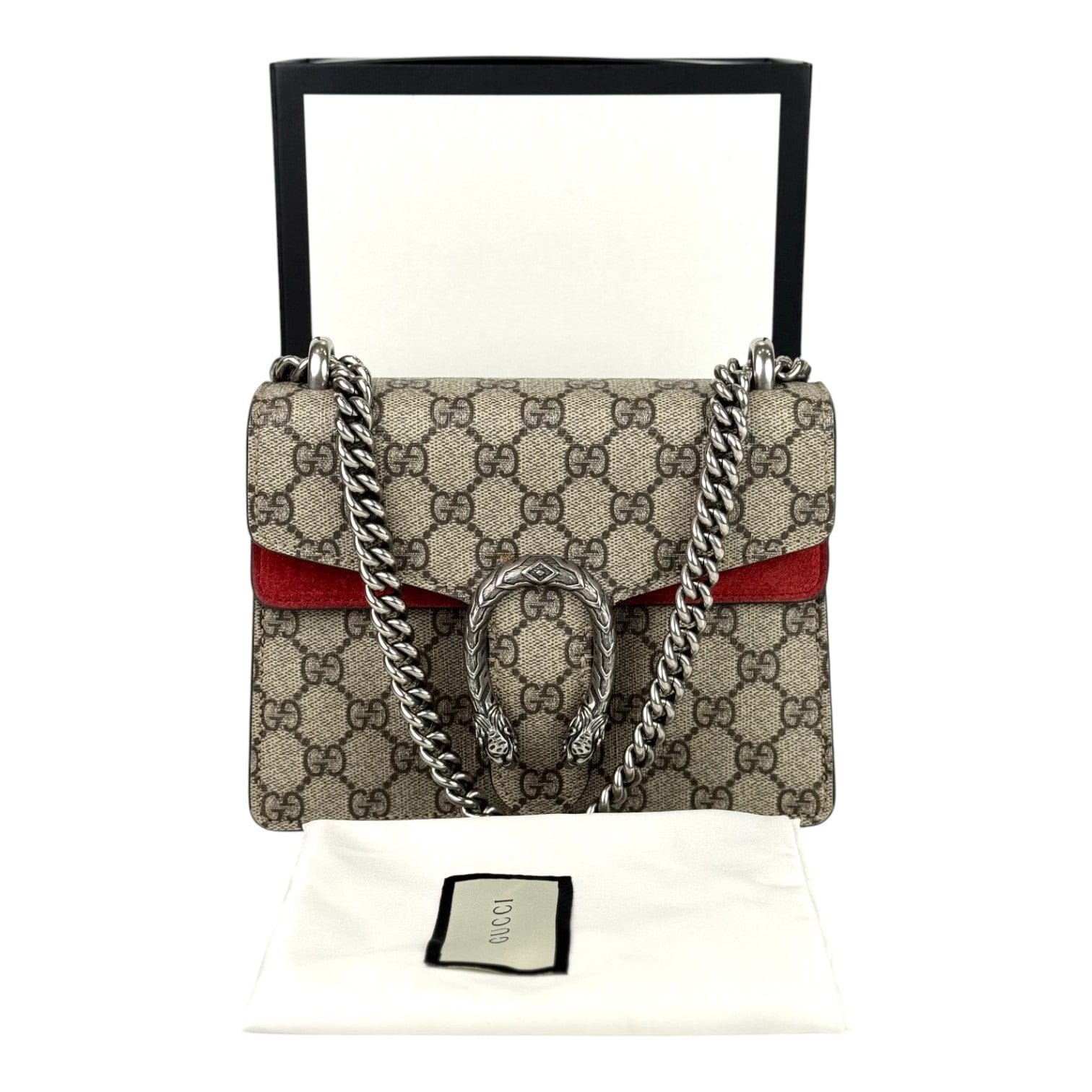 Gucci Gucci Dionysus Mini GG Canvas & Suede Bag