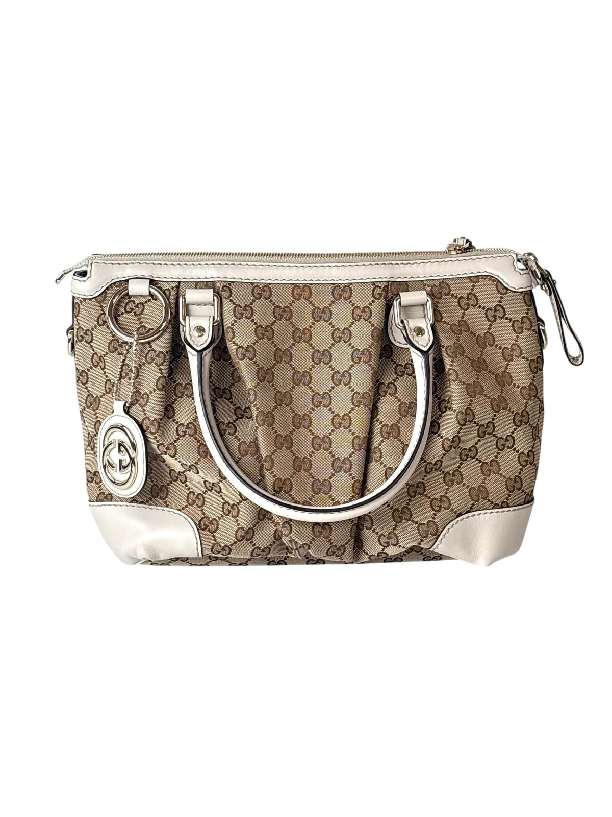 Gucci Gucci GG Canvas Sukey Satchel Bag